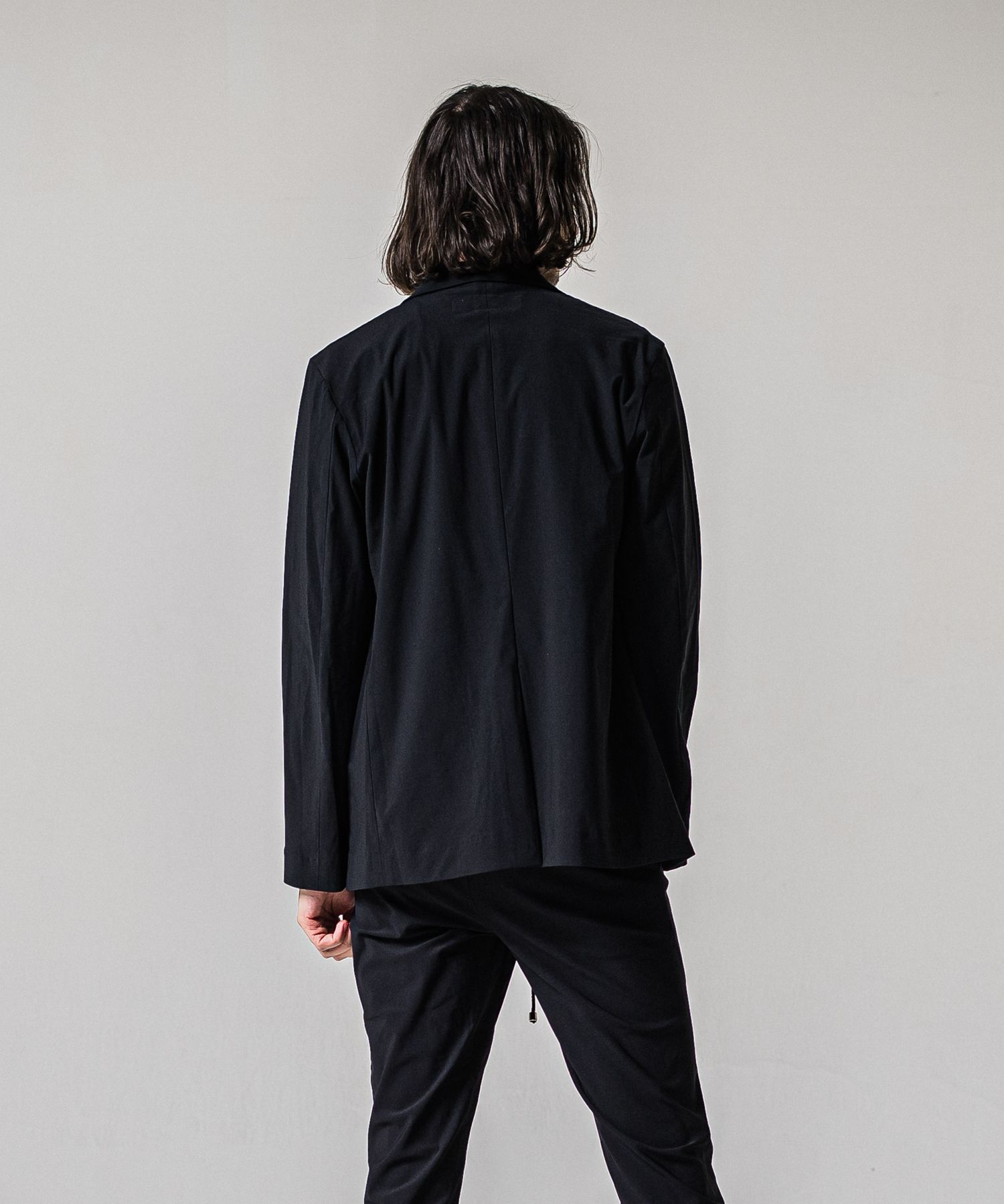 GARY LOOSE JACKET / RC39-JK-001 / ナイロンルーズテーラードジャケット / ナイロンブラック (2月下旬入荷予定)