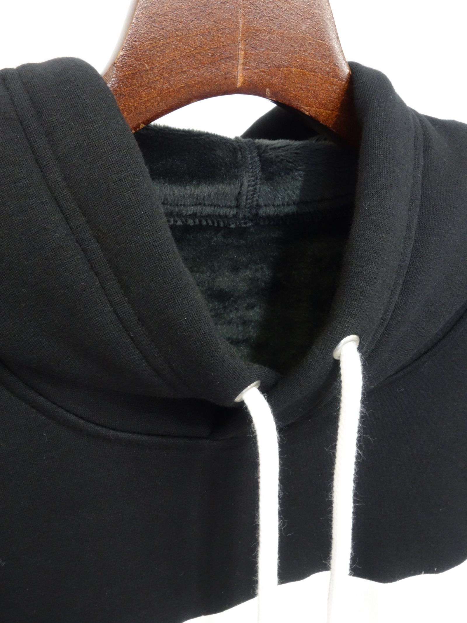 【コラボモデル第4弾】 BOX LOGO BOA FLEECE LOOSE HOODIE / RC18-C-009 / オーバーサイズパーカー / ブラック