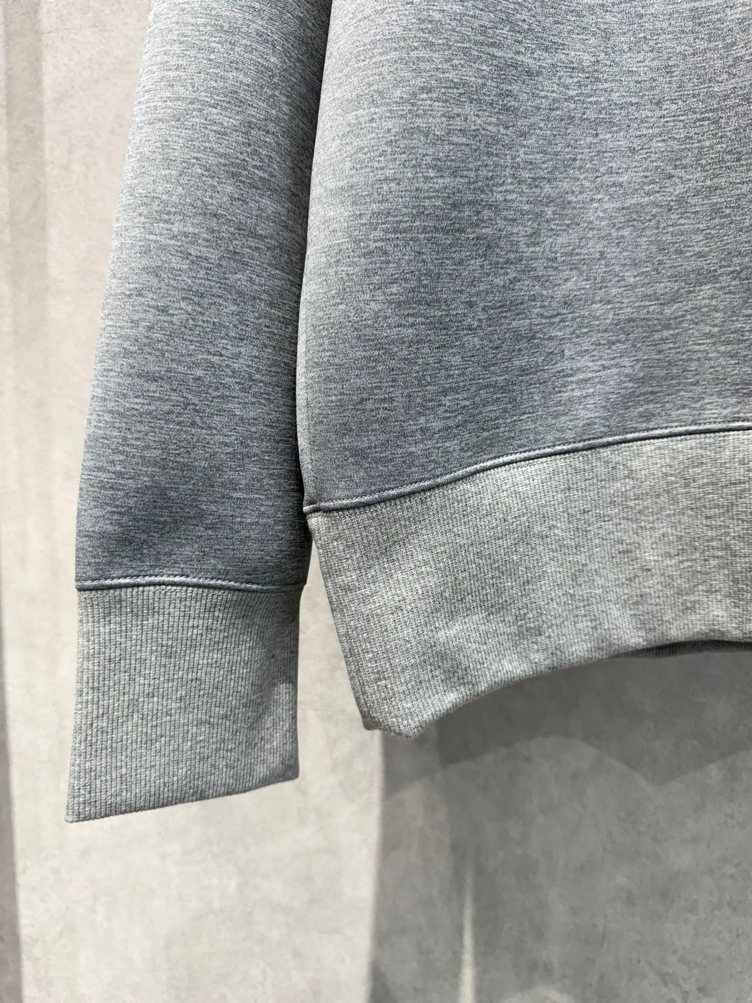 HD DROP TRAINER / RC37-C-004 / ダンボールニット 無地トレーナー / グレー