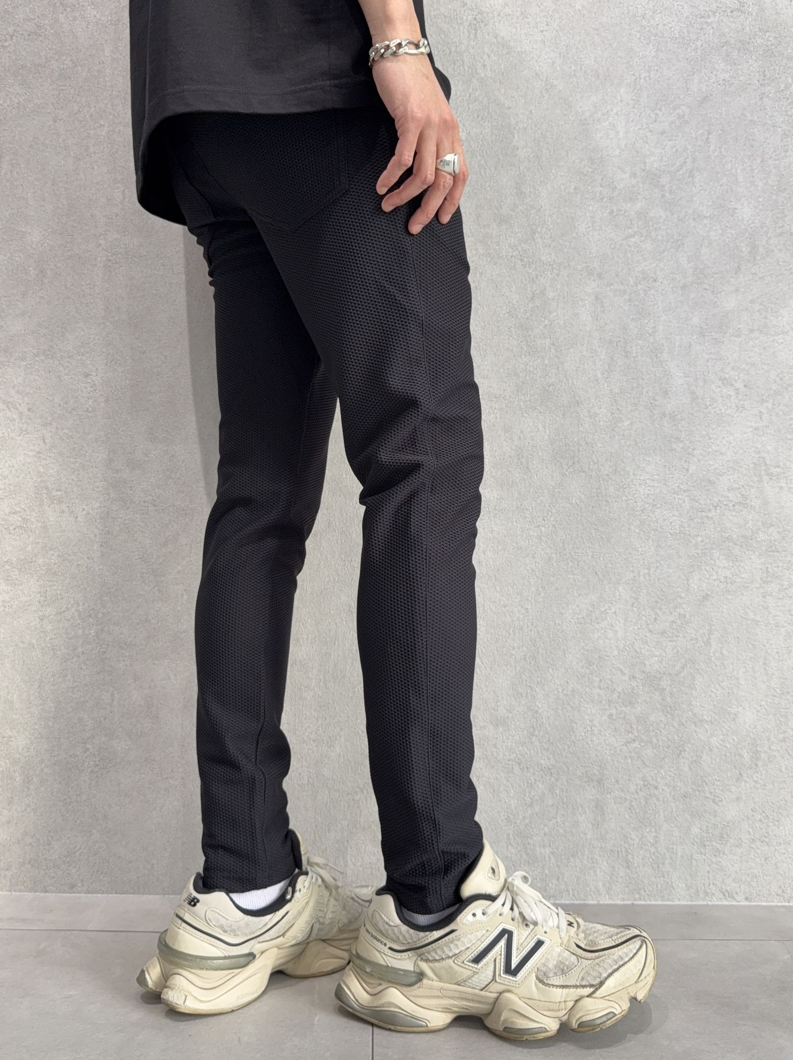 CHRIS EASY TUCK PANTS / RC40-ST-016T / イージータックパンツ / メッシュブラック