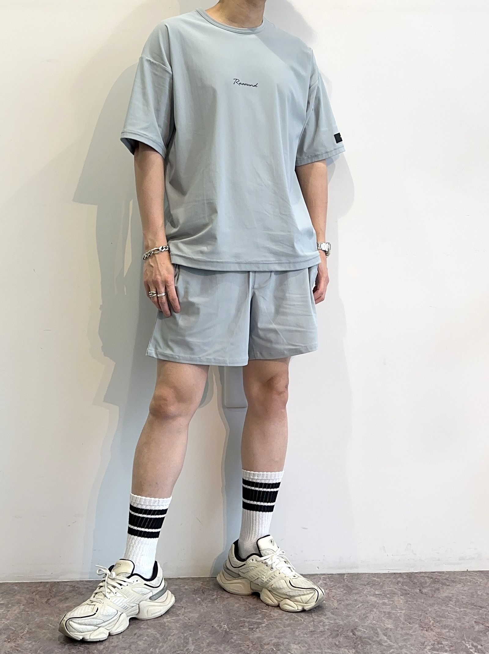 TV NYLON SHORTS / RC40-HP-004 / リラックスナイロンショーツ / アクア (6月上旬入荷予定)