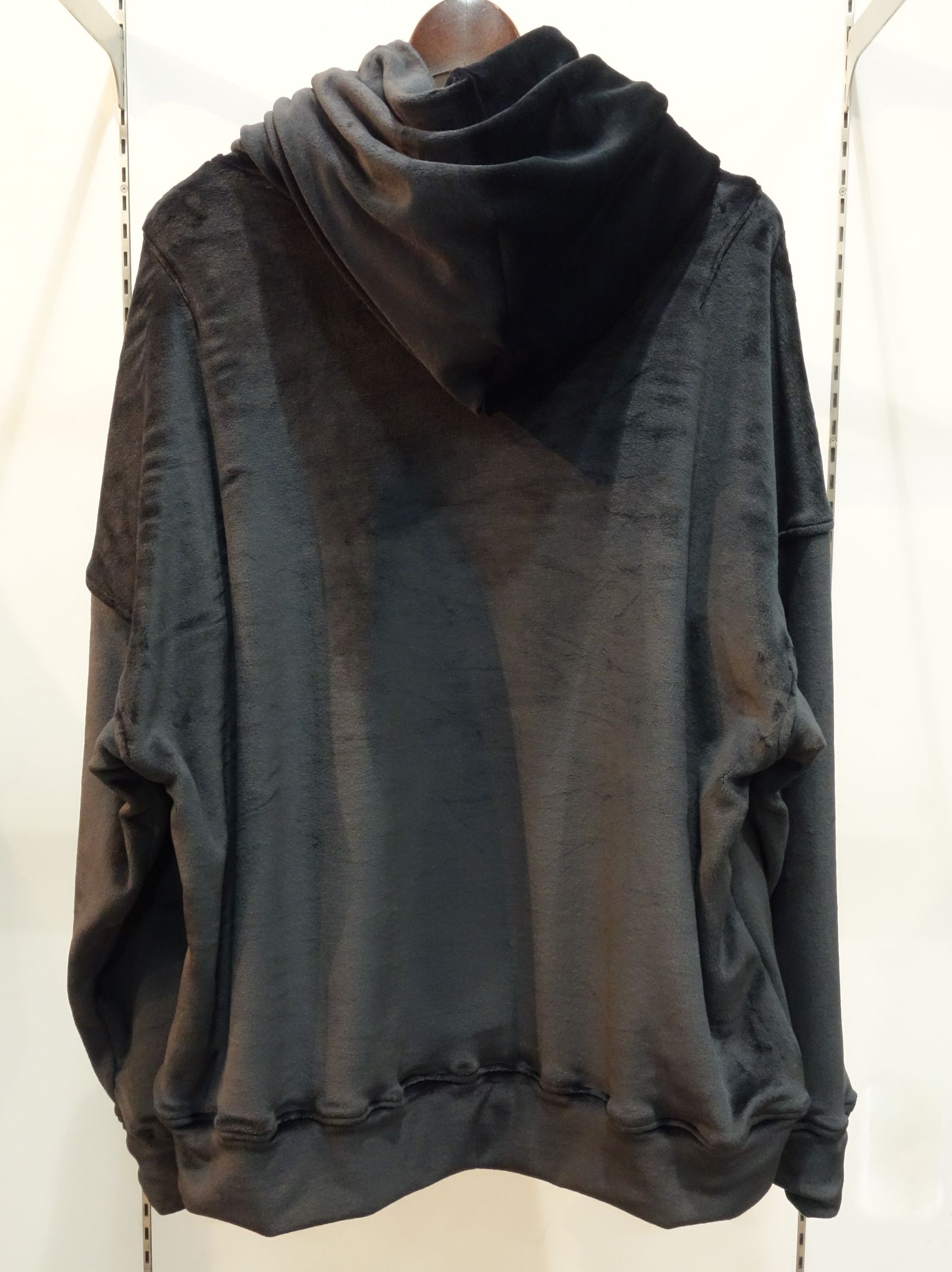 DOUBLE VELOURS FLEECE LOOSE HOODIE / RC22-C-006 / ベロアフリースパーカー