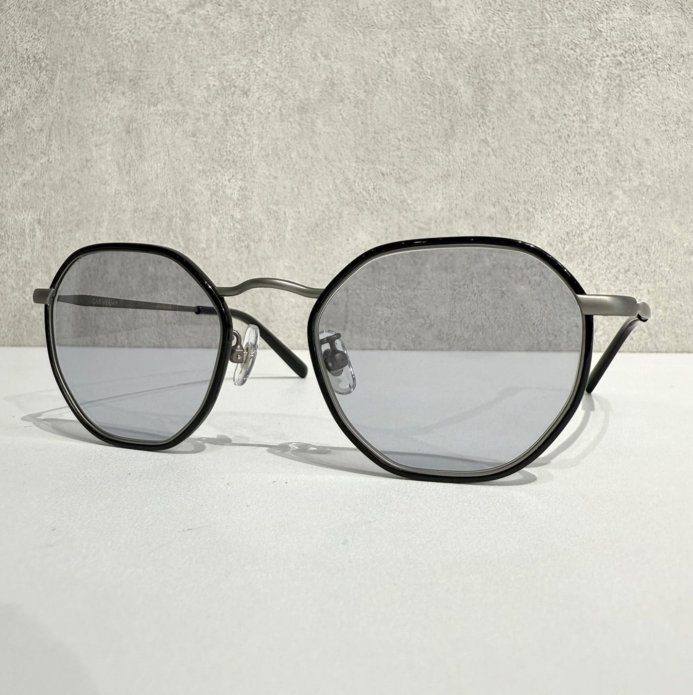 NEW. GARVER/49 C-1 / サングラス / アンティークシルバー×ブラック