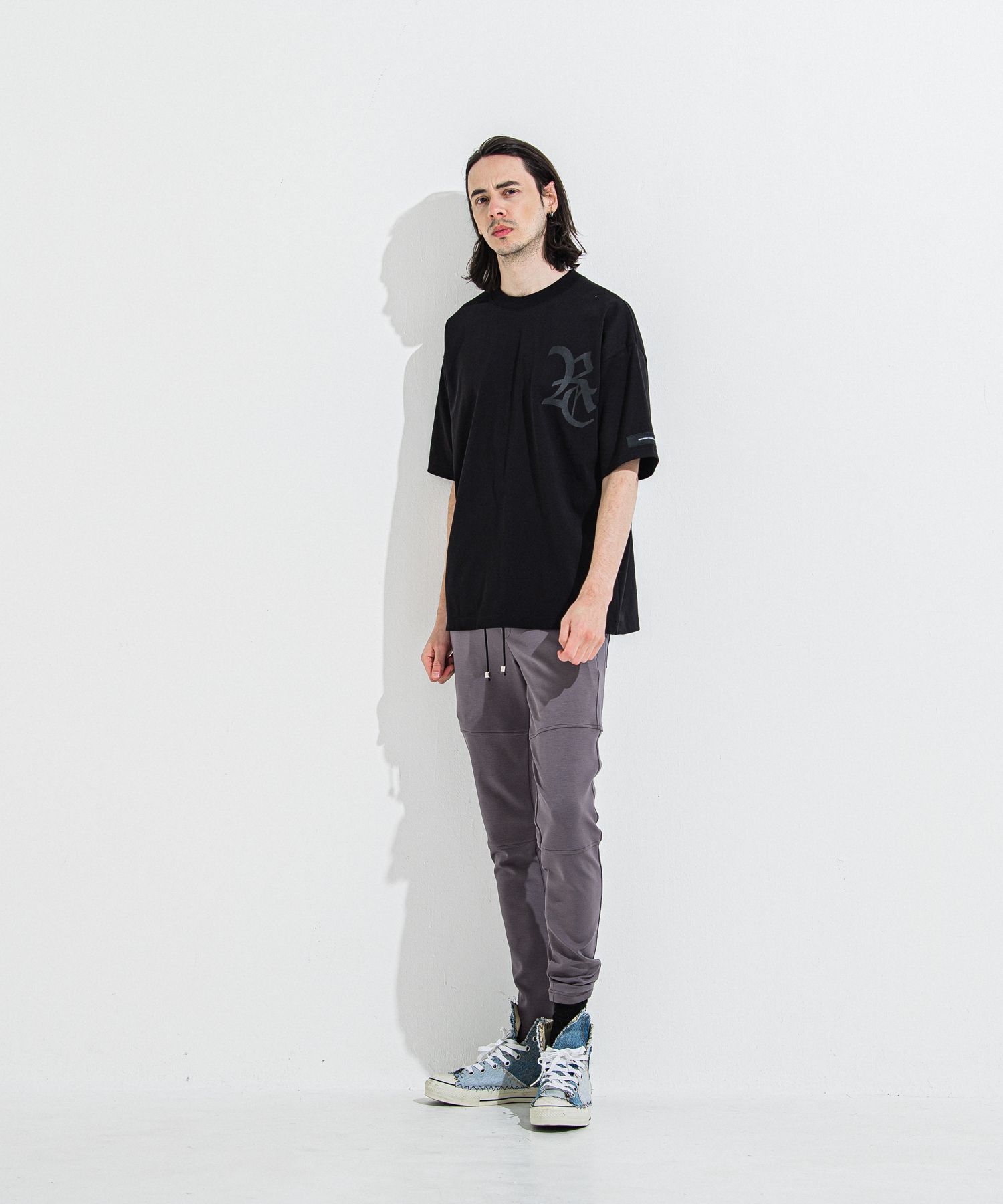 RC OVER TEE / RC36-T-006 / RCロゴビッグTシャツ / ブラック×ブラック