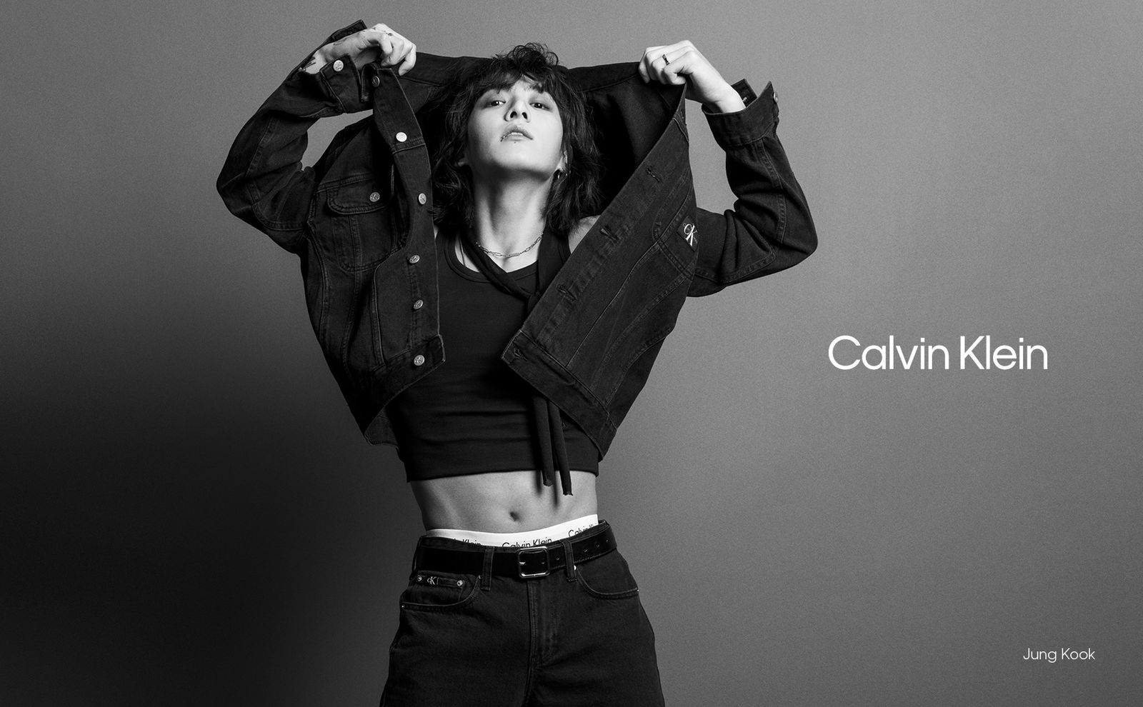 レア！カルバンクライン　Calvin Klein メンズロゴベルト　ブラック
