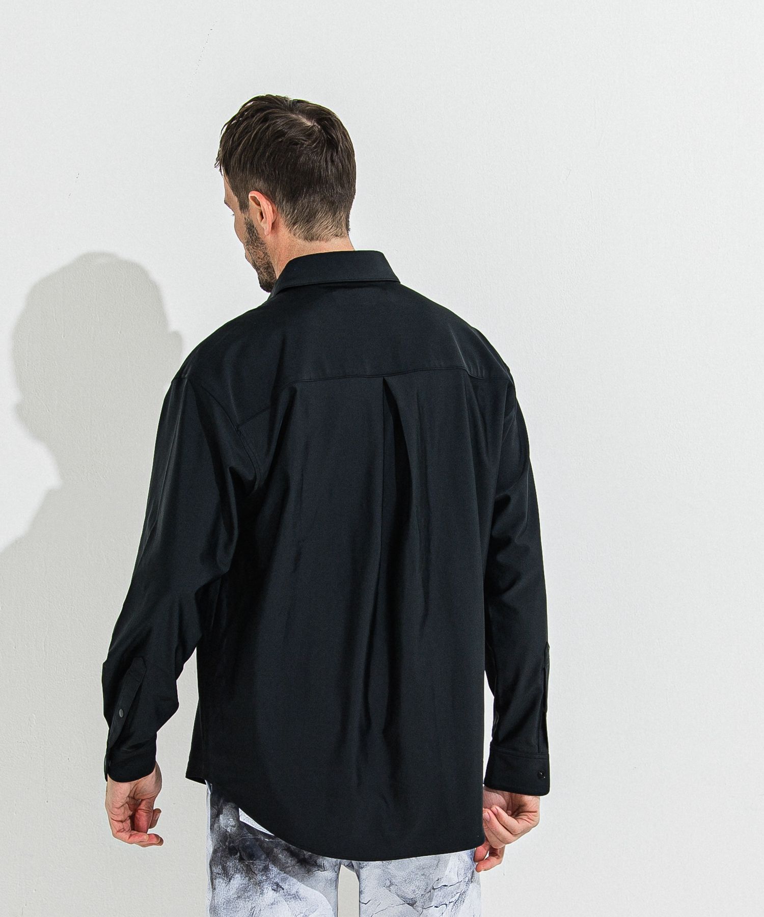 RUSH JACK SHIRTS / RC36-SH-001 / オーバーサイズラッシュガードシャツ / ブラック