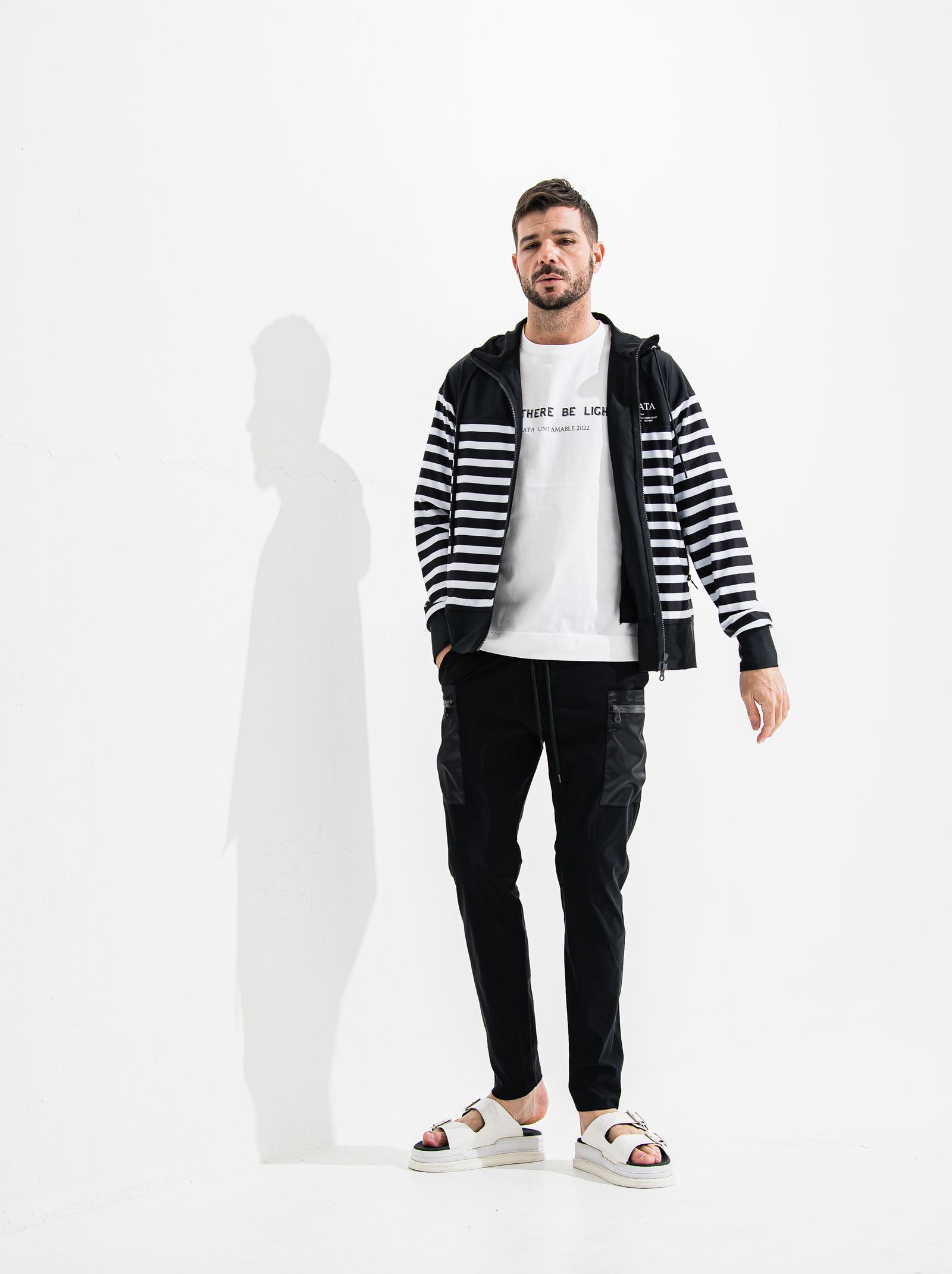 RUSH ZIP HOODIE / OR2-C-002 / ラッシュガードジップパーカー / ボーダー (6月中旬入荷予定)
