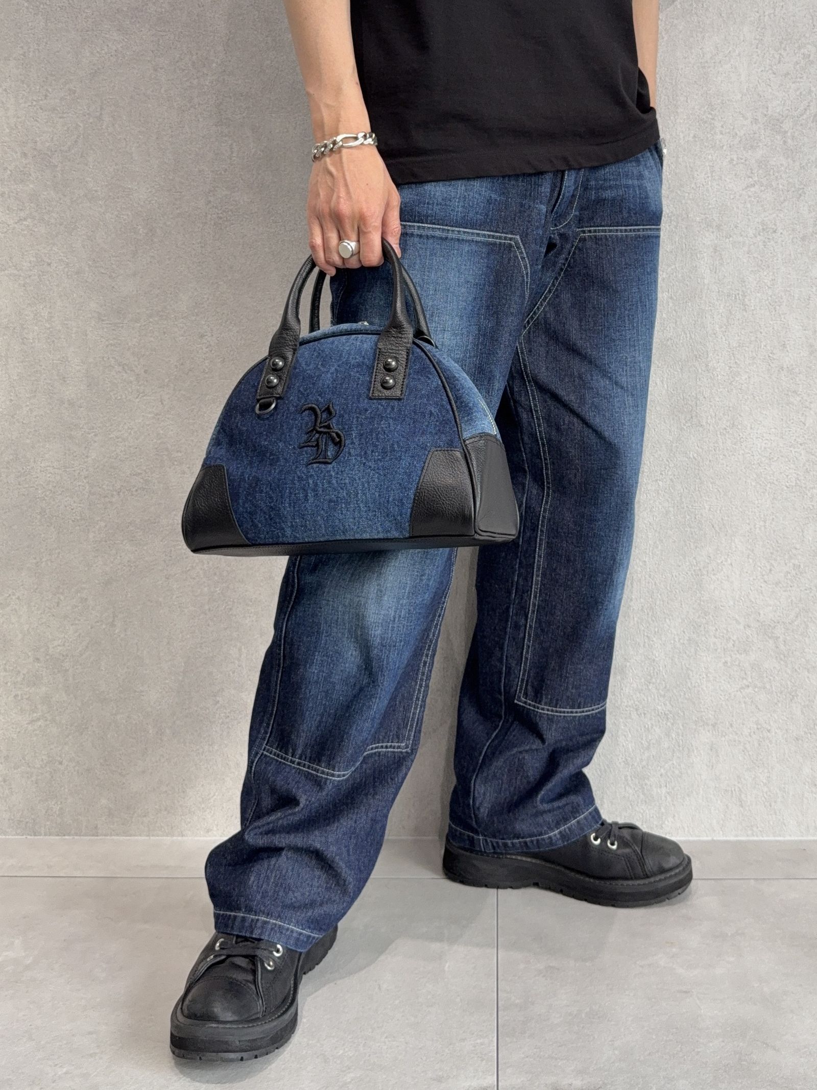 DENIM MINI BOSTON BAG / RC40-BAG-002RD / デニムミニボストンショルダーバッグ / デニム