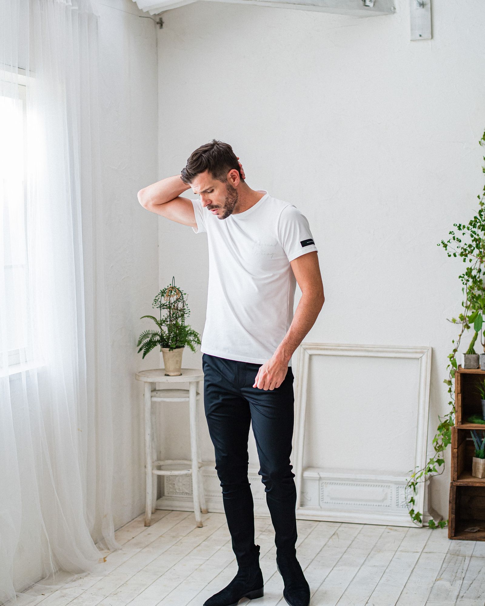 CHRIS EASY PANTS / RC32-ST-016 / イージーパンツ / ブラック