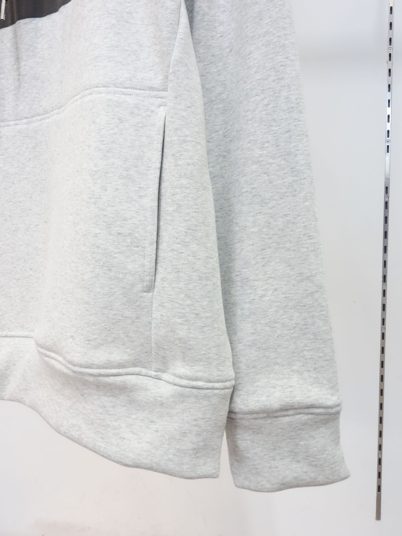 【コラボモデル第4弾】 BOX LOGO BOA FLEECE LOOSE HOODIE / RC18-C-009 / オーバーサイズパーカー / グレー
