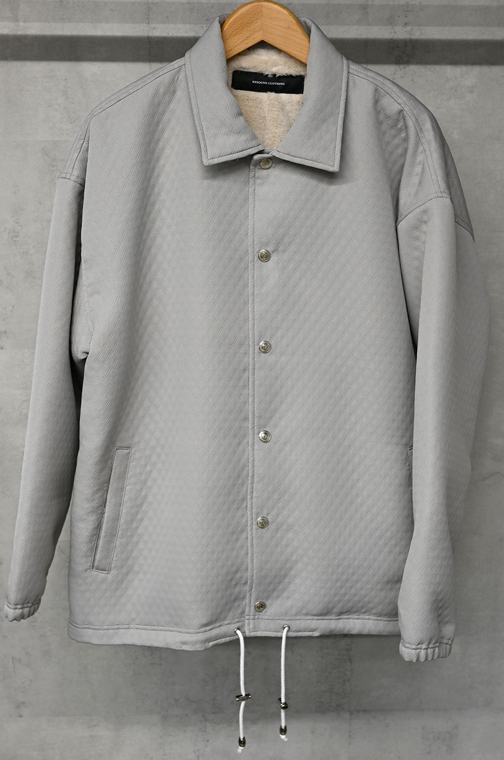 FUR COACH JK / RC38-JK-005 / キルティングファーコーチジャケット / グレー (11月中旬入荷予定)