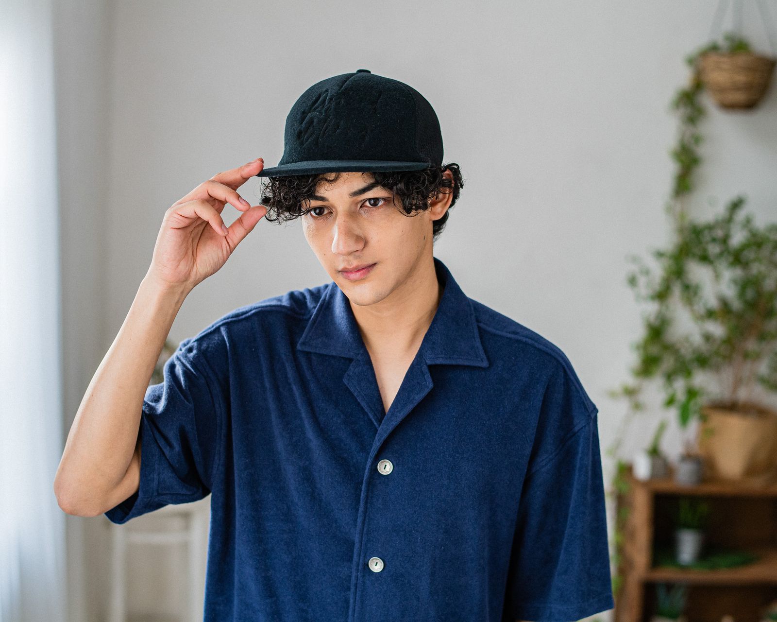 ID BB MESH CAP / RC32-CAP-001 / パイルメッシュキャップ / ブラック
