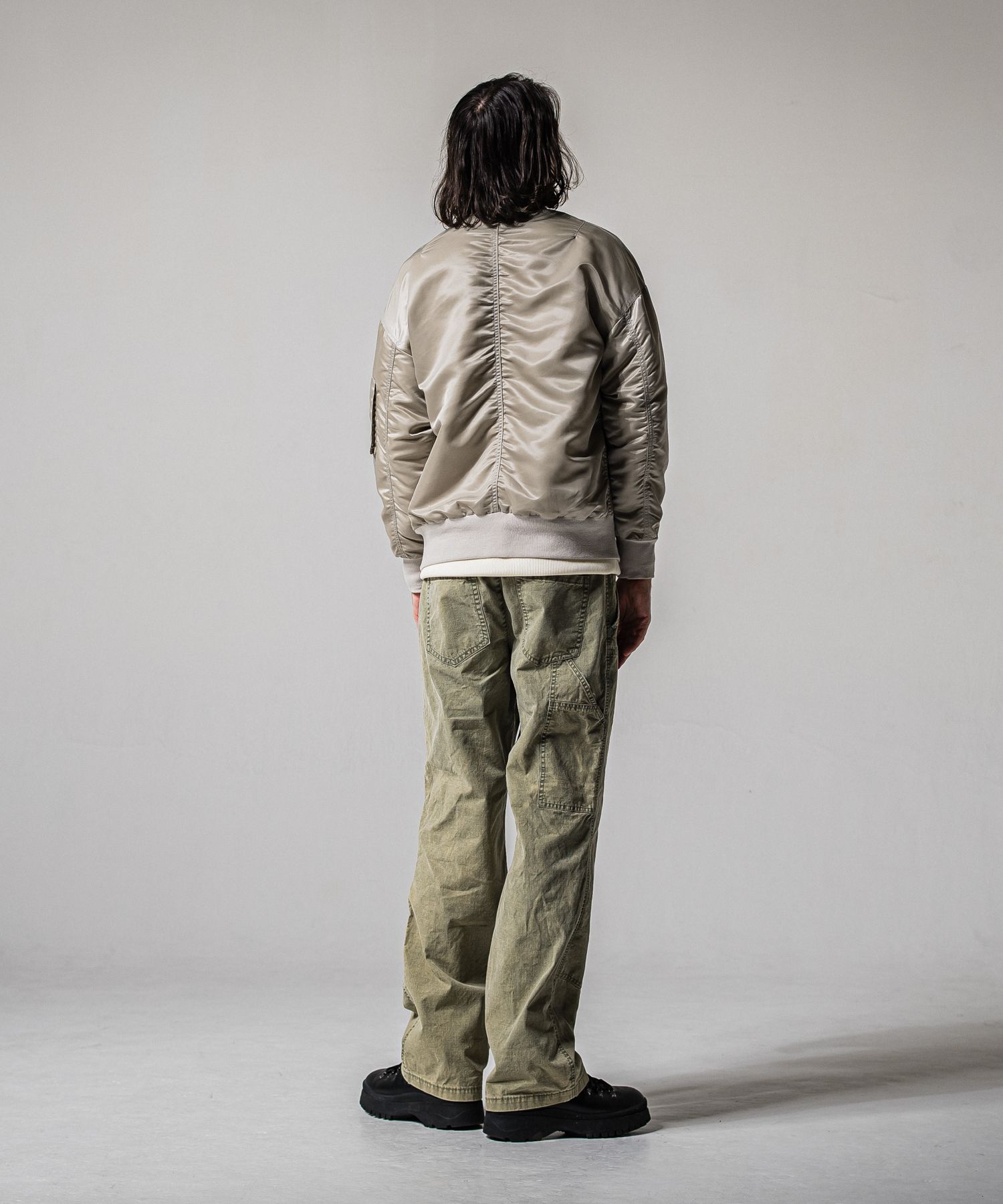 LIGHT DAVID JACKET / RC39-JK-002 / ナイロンライトMA-1 / ナイロングレージュ (2月下旬入荷予定)