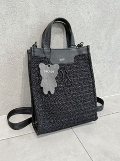 MESH MINI TOTE BAG / RC36-BAG-001RD / メッシュミニショルダートート / ブラック
