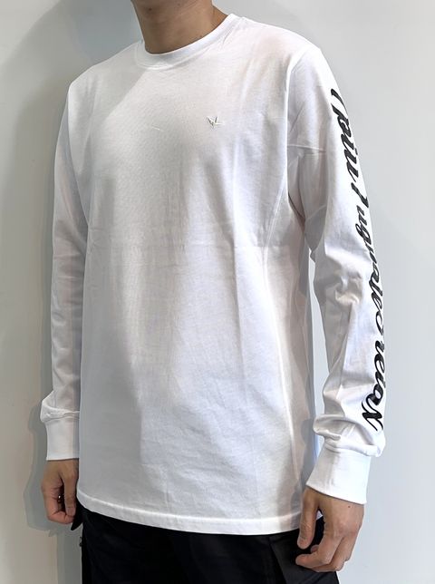 スリーブロゴロングTシャツ / ust-23055 / ホワイト