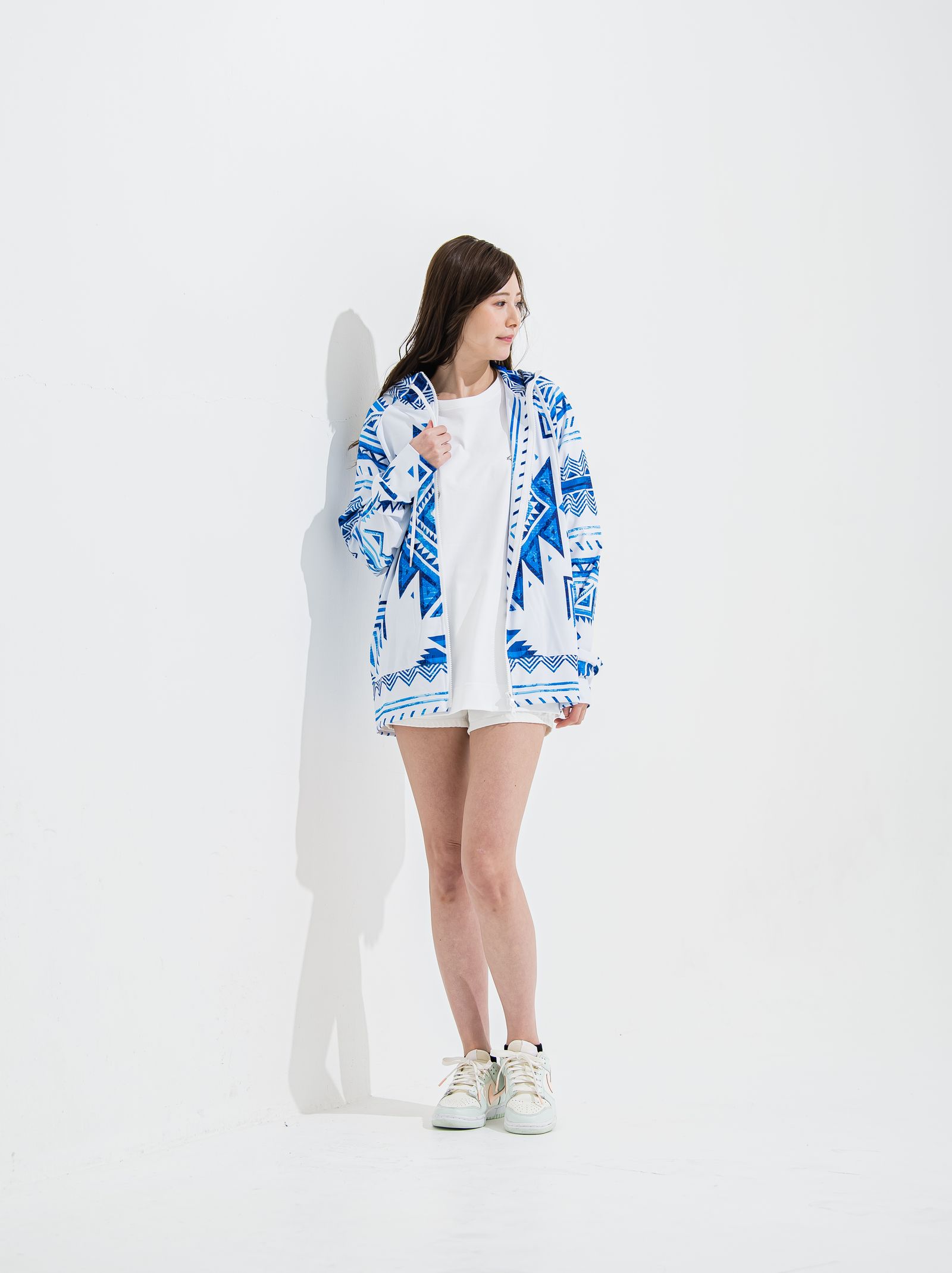 RUSH ZIP HOODIE / OR2-C-002 / ラッシュガードジップパーカー / ネイティヴブルー (6月中旬入荷予定)