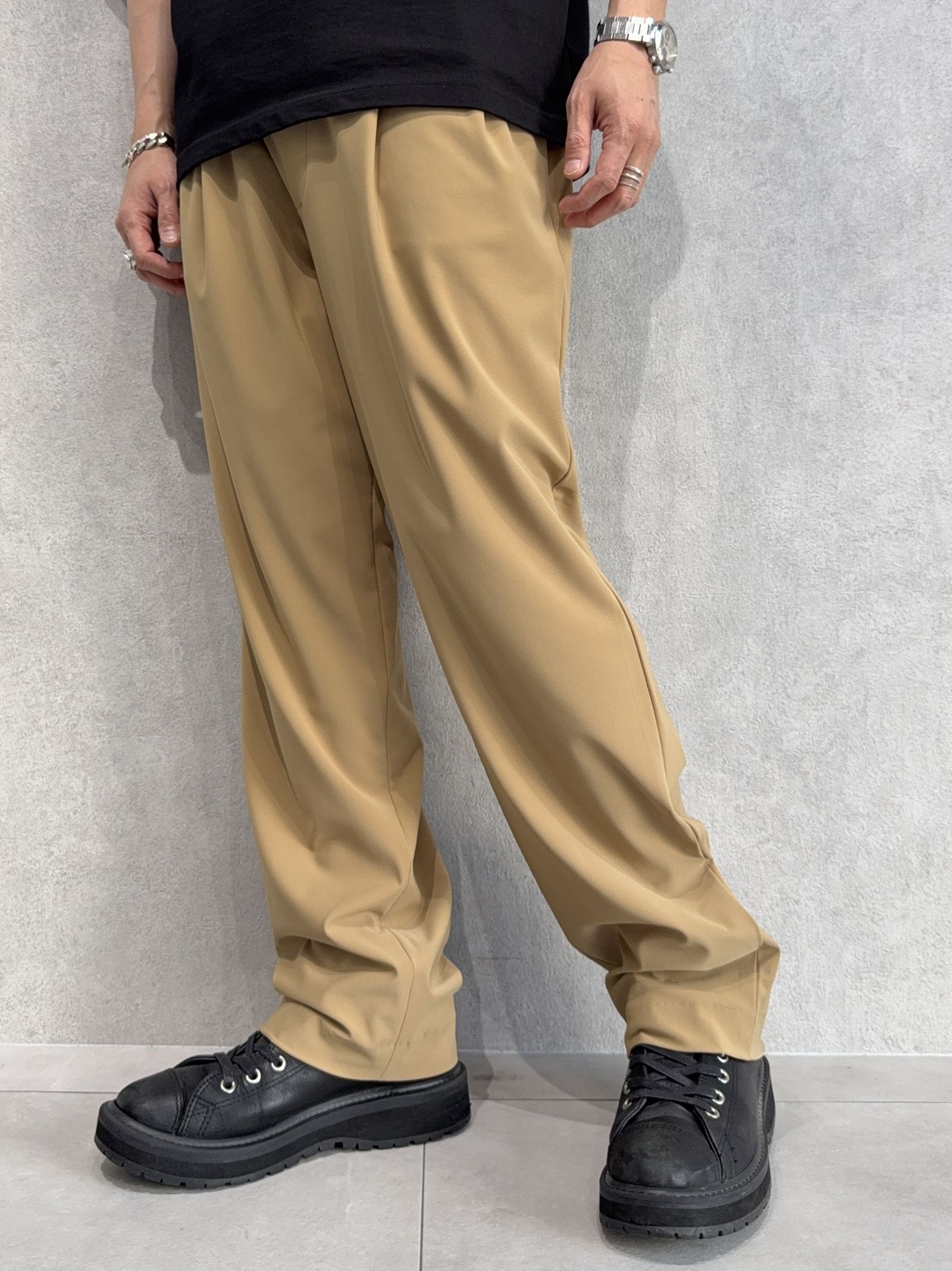BEN PANTS / RC40-ST-038 / スーパーワイドパンツ / ブラウン