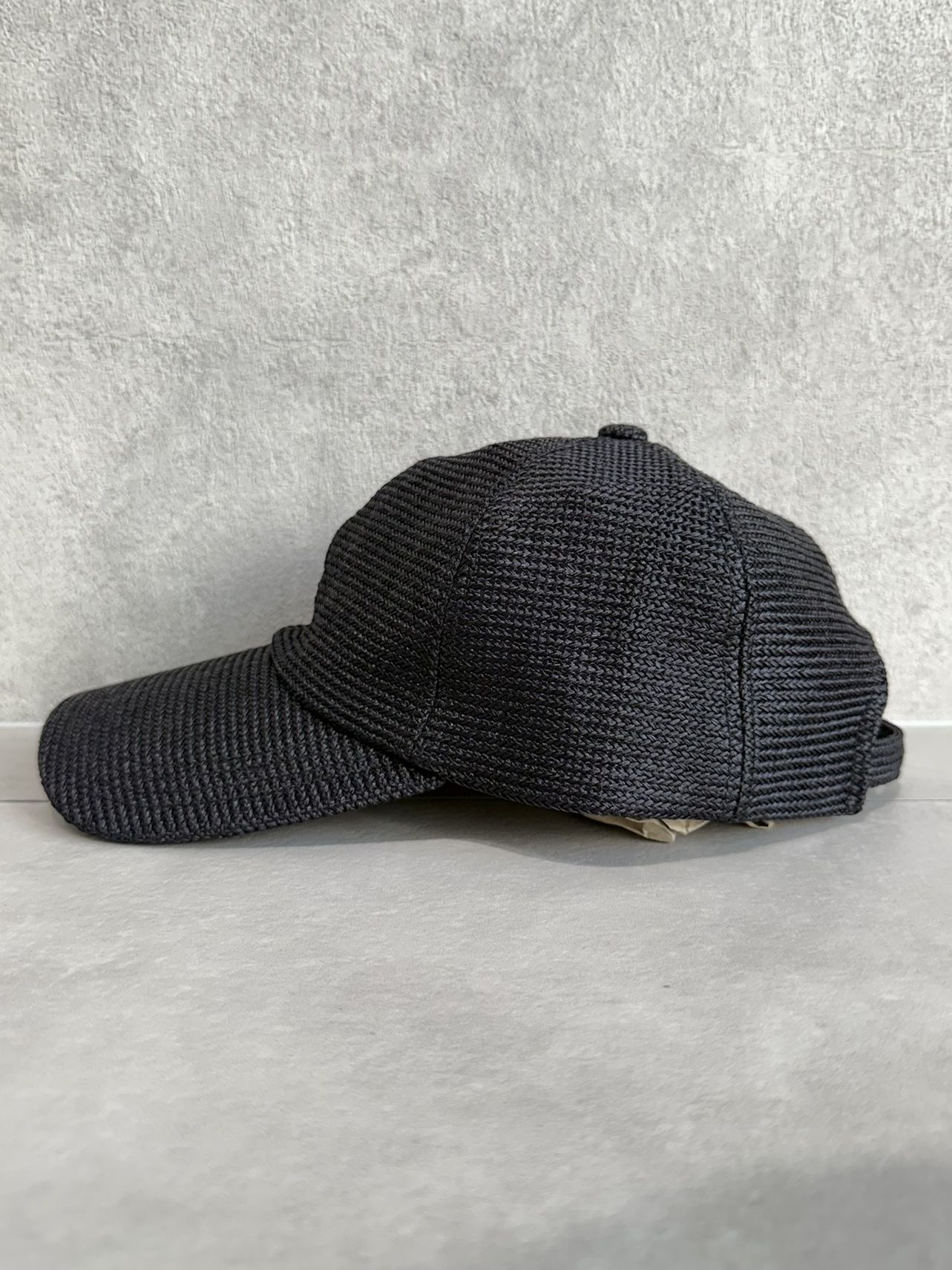 STRAW MESH LOW CAP / RC36-CAP-001 / ストローメッシュローキャップ / ブラック