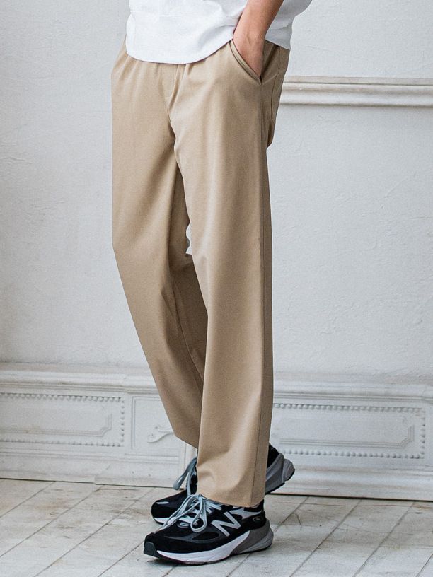 CHRIS EASY WIDE TUCK PANTS / RC32-ST-016WT / ワイドタックパンツ / ベージュ