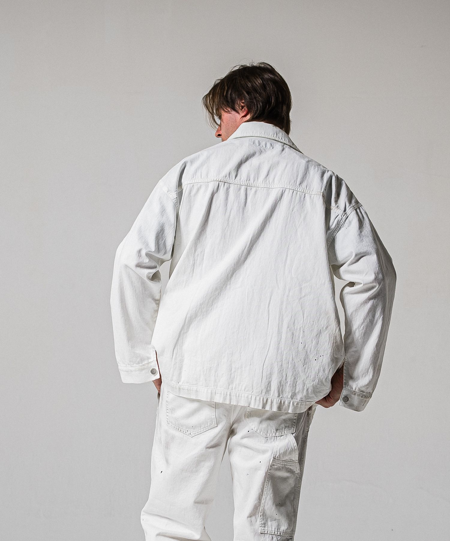 RC CAVER ALL / RC39-JK-004 / デニムカバーオール / ホワイト (2月中旬入荷予定)