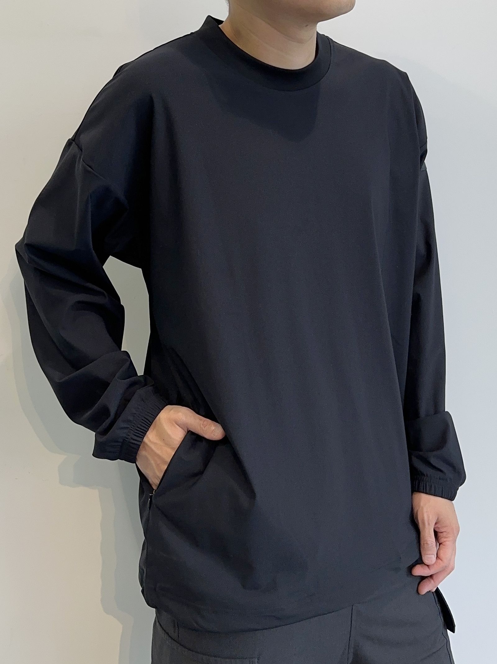 RESOUND CLOTHING - NYLON TECH PULLOVER / RC29-C-001 / ナイロントレーナー / ブラック |  LUKE