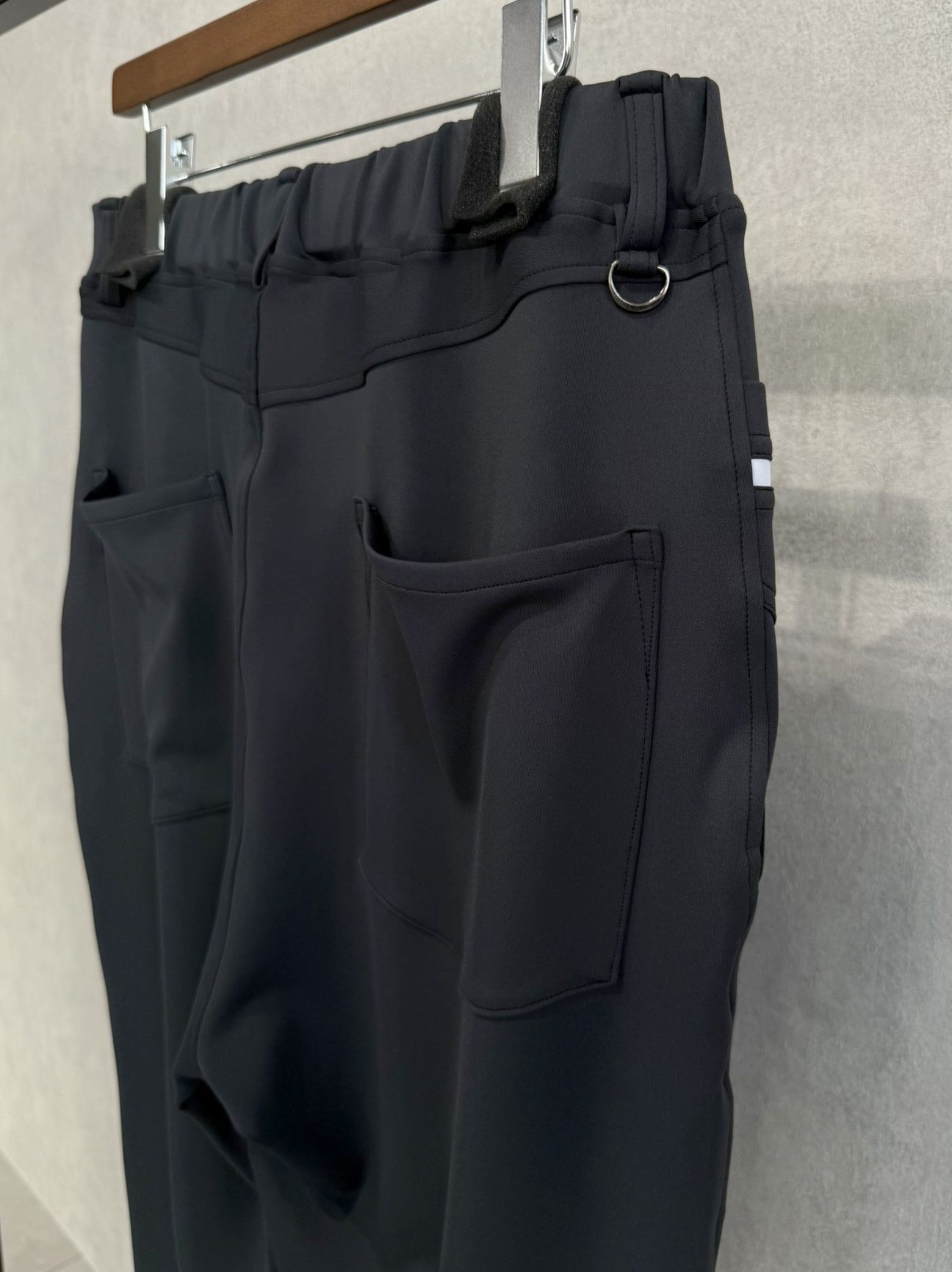 EMILIO DB WIDE PANTS / DP1-ST-003 / ダンボールジャージスーパーワイドパンツ / ブラック