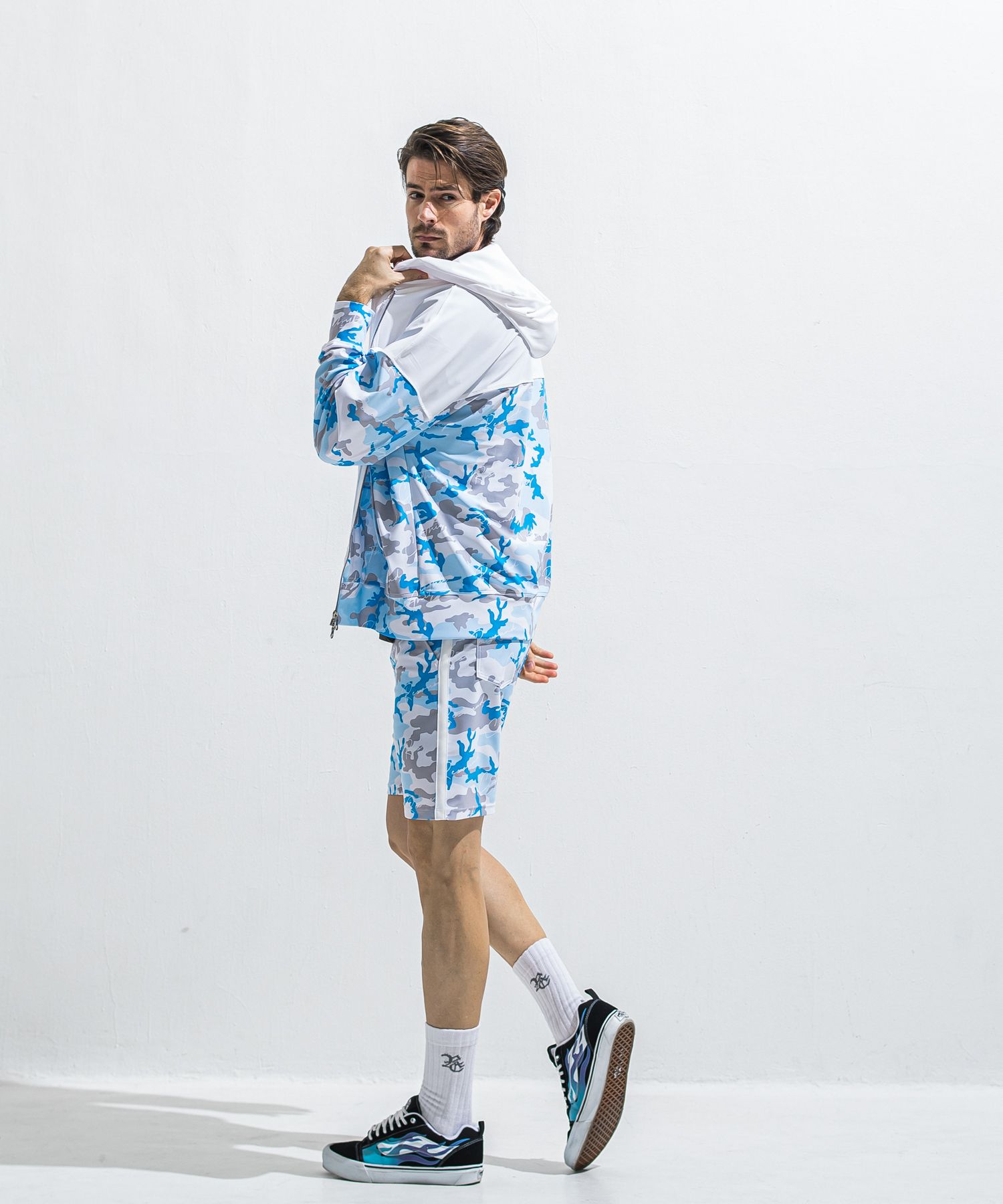 REV MESH OVER TEE / RC40-T-004 / メッシュビッグTシャツ / チャコール (6月中旬入荷予定)