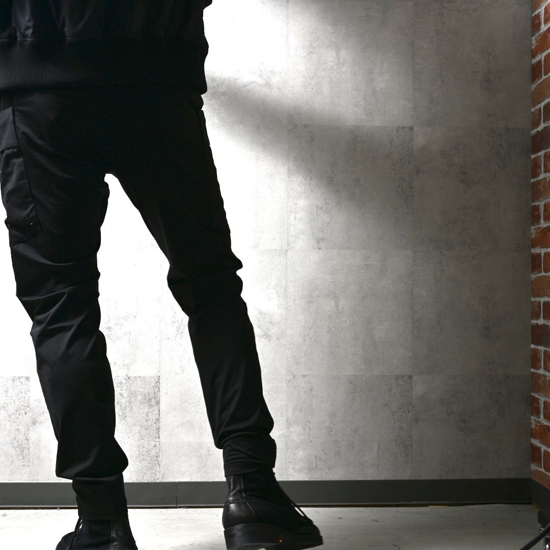 GR PT / DP1-ST-004 / ナイロンギアカーゴパンツ / ブラック (3月中旬入荷予定)