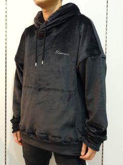DOUBLE VELOURS FLEECE LOOSE HOODIE / RC22-C-006 / ベロアフリースパーカー