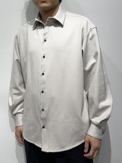 JERSEY JACK SHIRT / RC34-SH-001 / 裏起毛オーバーサイズシャツ / グレー
