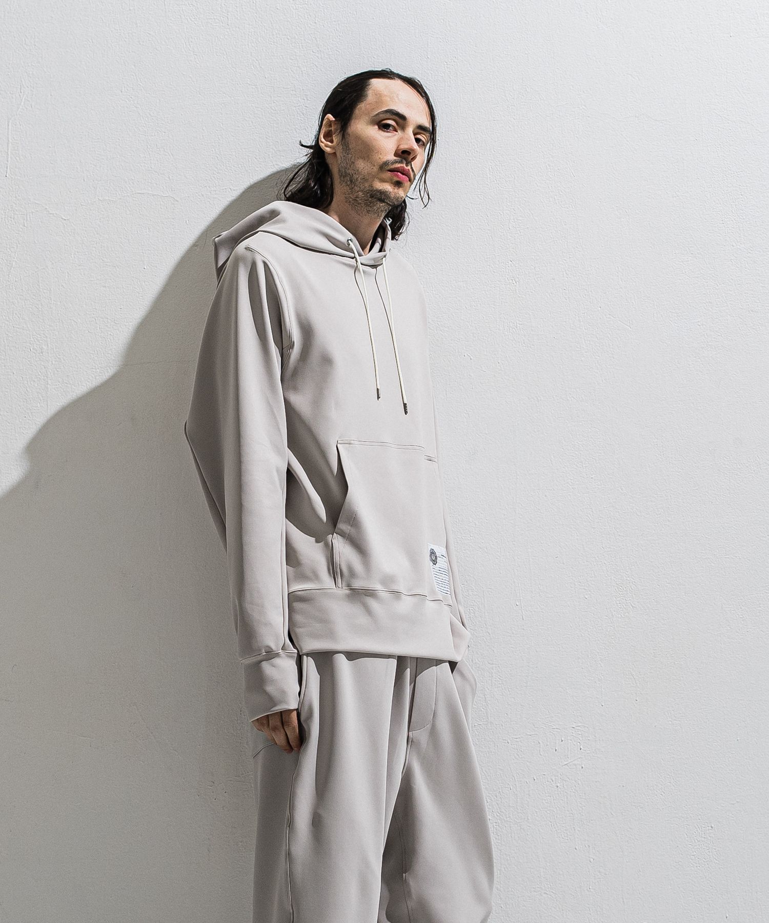 WILL PULLOVER HOODIE / DP1-C-001 / ウィルプリントプルオーバーパーカー / グレージュ (2月上旬入荷予定)