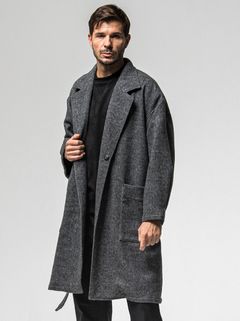 GOWN OVER COAT / RC38-JK-004 / オーバーサイズガウンコート / グレー (11月上旬入荷予定)