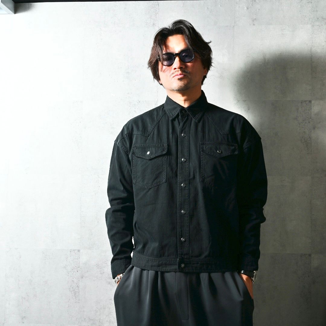 WESTAN JK / DP1-JK-004 / ウエスタンシャツジャケット / ブラック (3月中旬入荷予定)