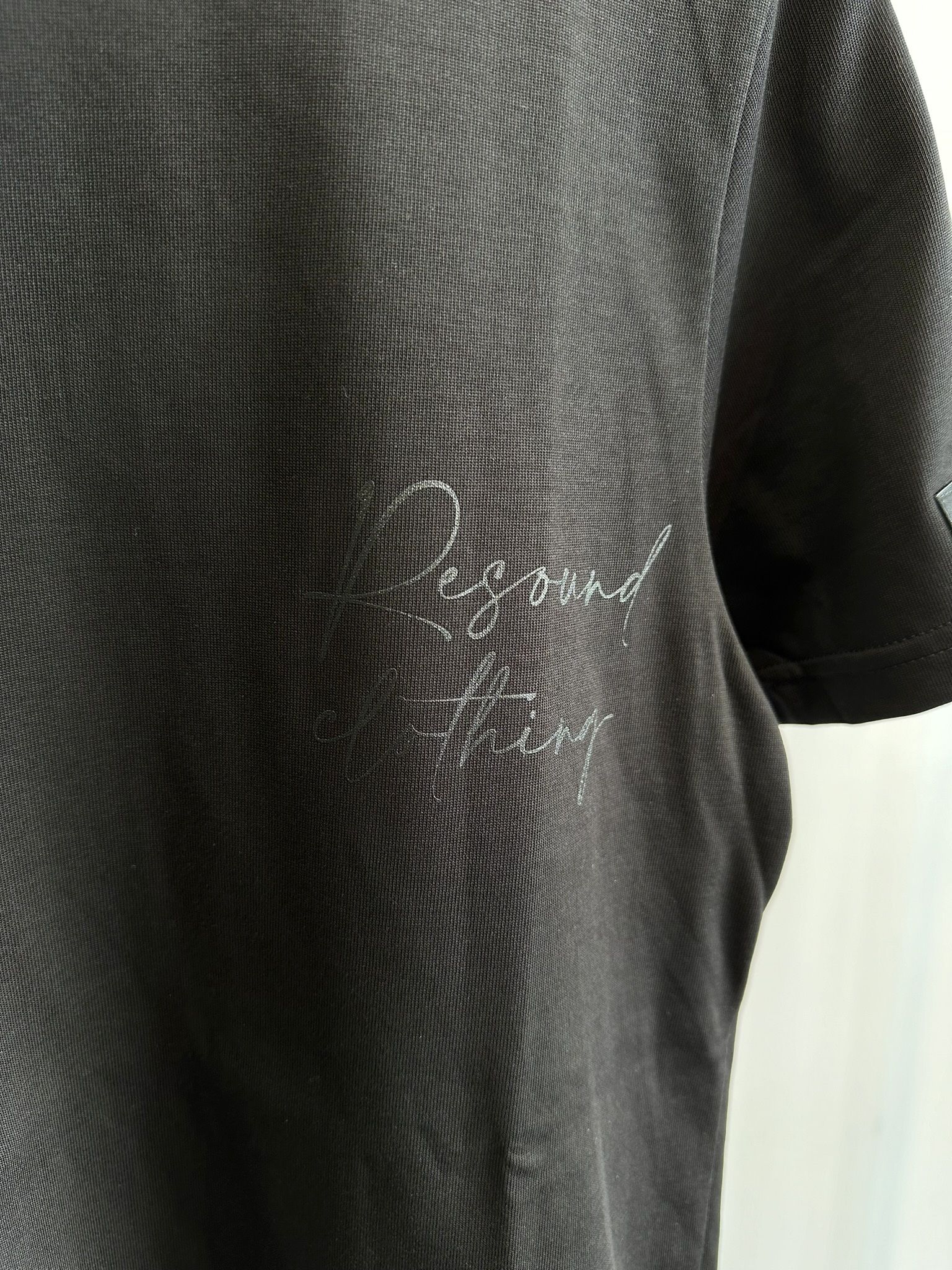 ICON BASIC TEE / RC32-T-001 / バックロゴTシャツ / ブラック×ブラック