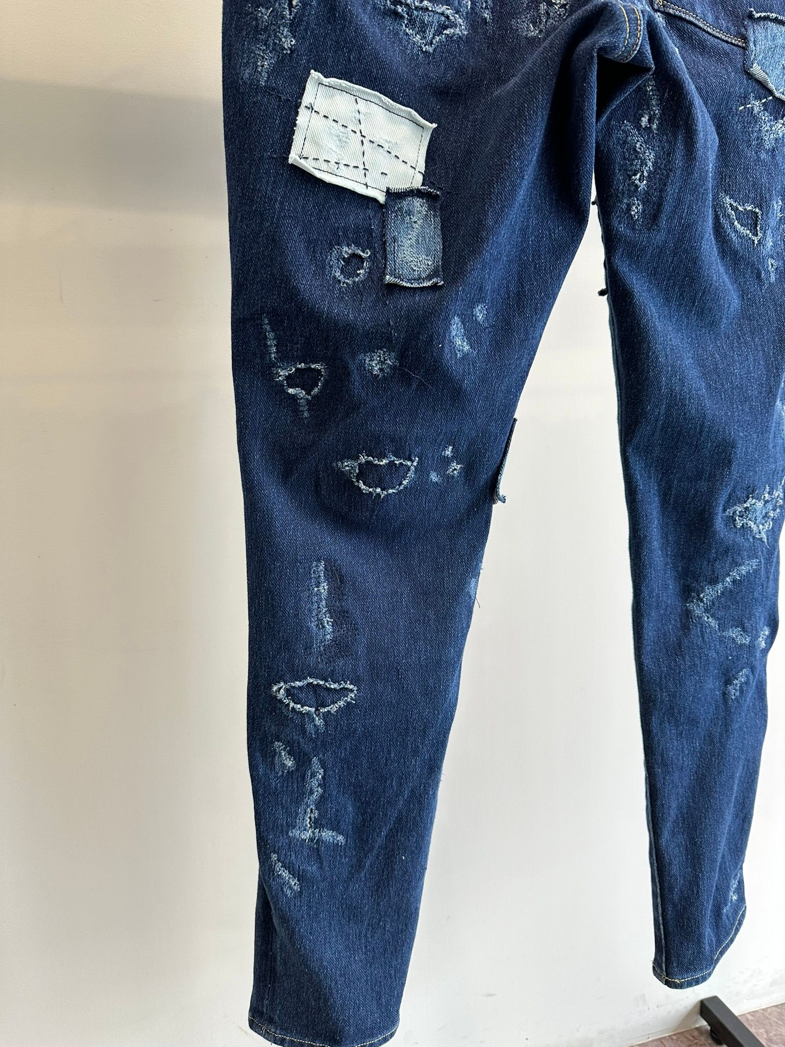 MICK DENIM JERSEY / RC31-ST-020 / デニムジャージテーパードパンツ / インディゴリメイク