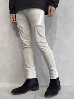 TYLER NYLON PANTS / RC36-ST-026 / レザーラインナイロンパンツ / グレージュ