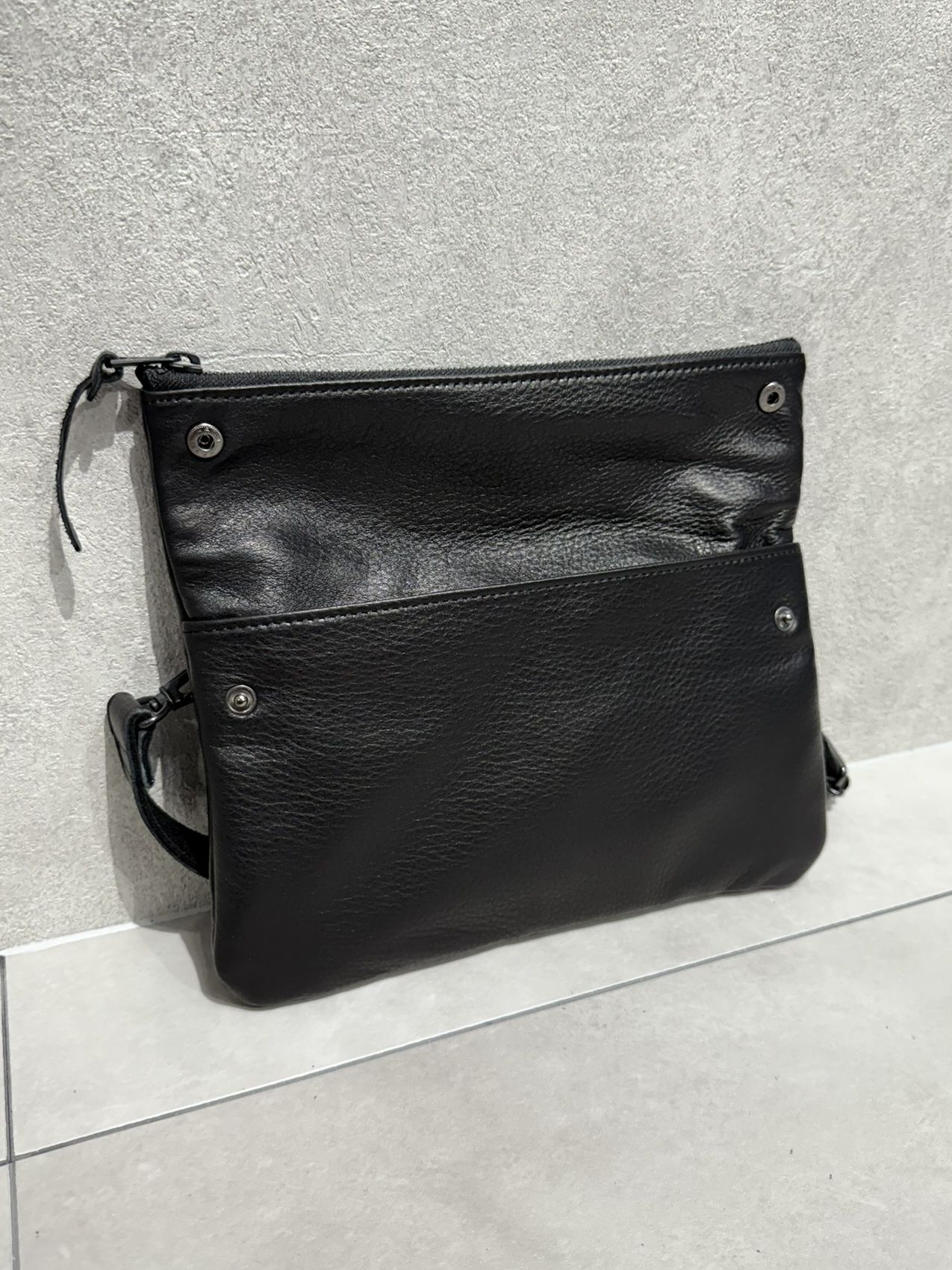 2WAY クラッチショルダーバッグ / DCD-01144B / ブラック×ブラック