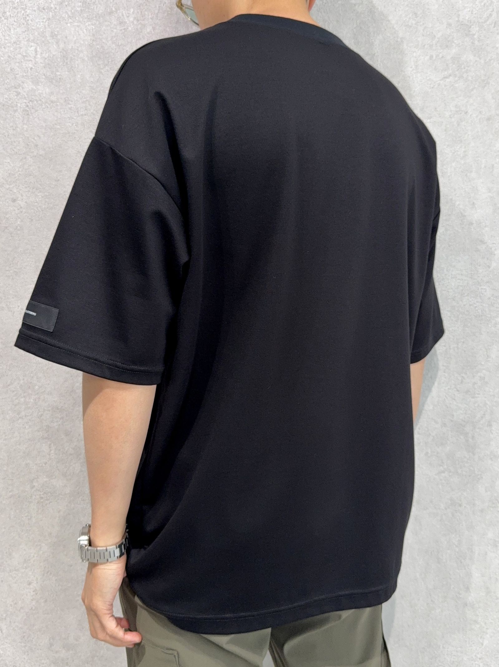 REV MESH OVER TEE / RC40-T-004 / メッシュビッグTシャツ / ブラック