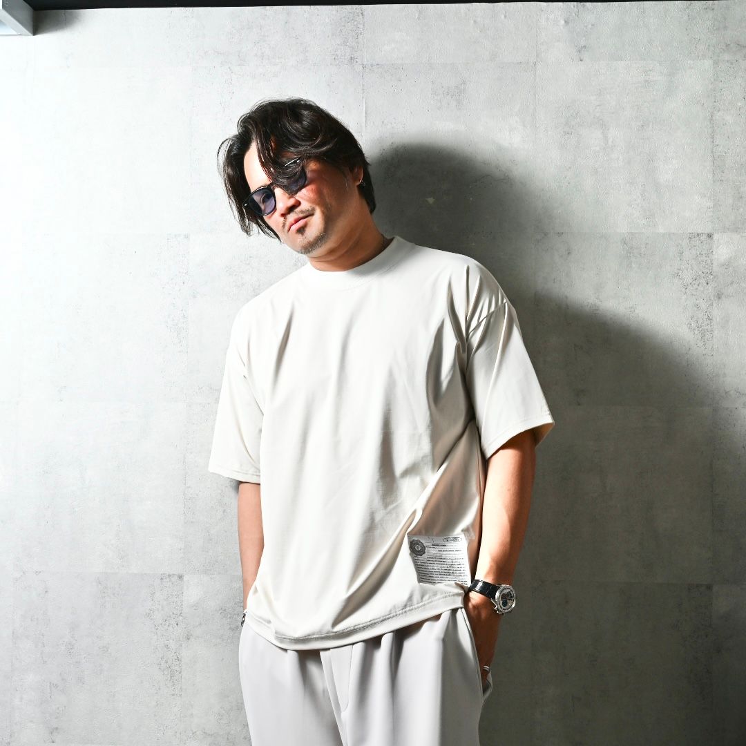 WILL OVER NYLON T / DP1-T-002 / ウィルプリントナイロンビッグTシャツ / グレージュ (4月上旬入荷予定)