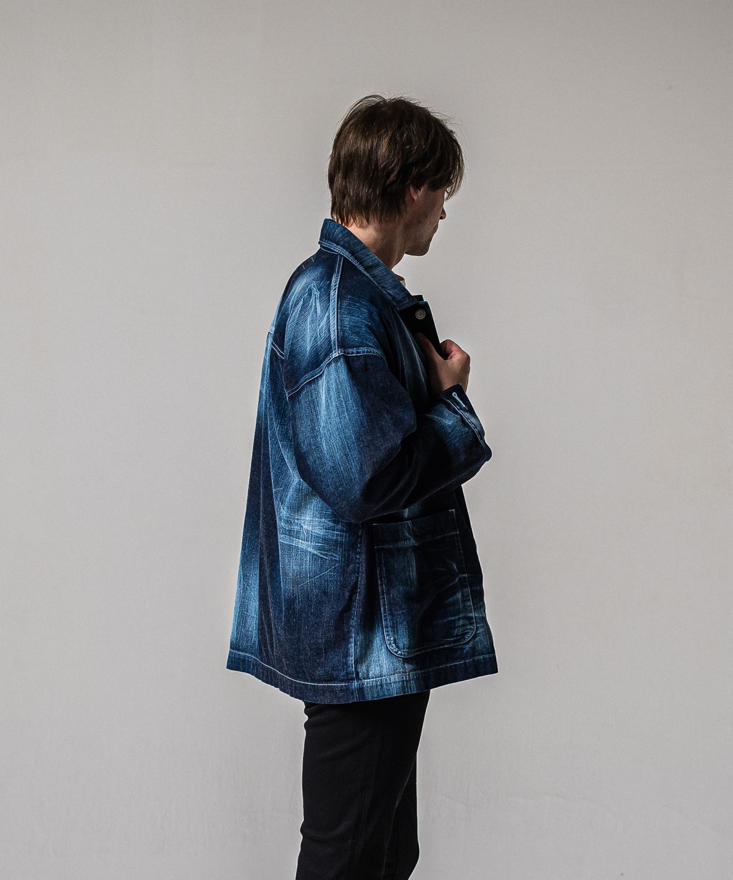 RC CAVER ALL / RC39-JK-004 / デニムカバーオール / ダークインディゴ (2月中旬入荷予定)