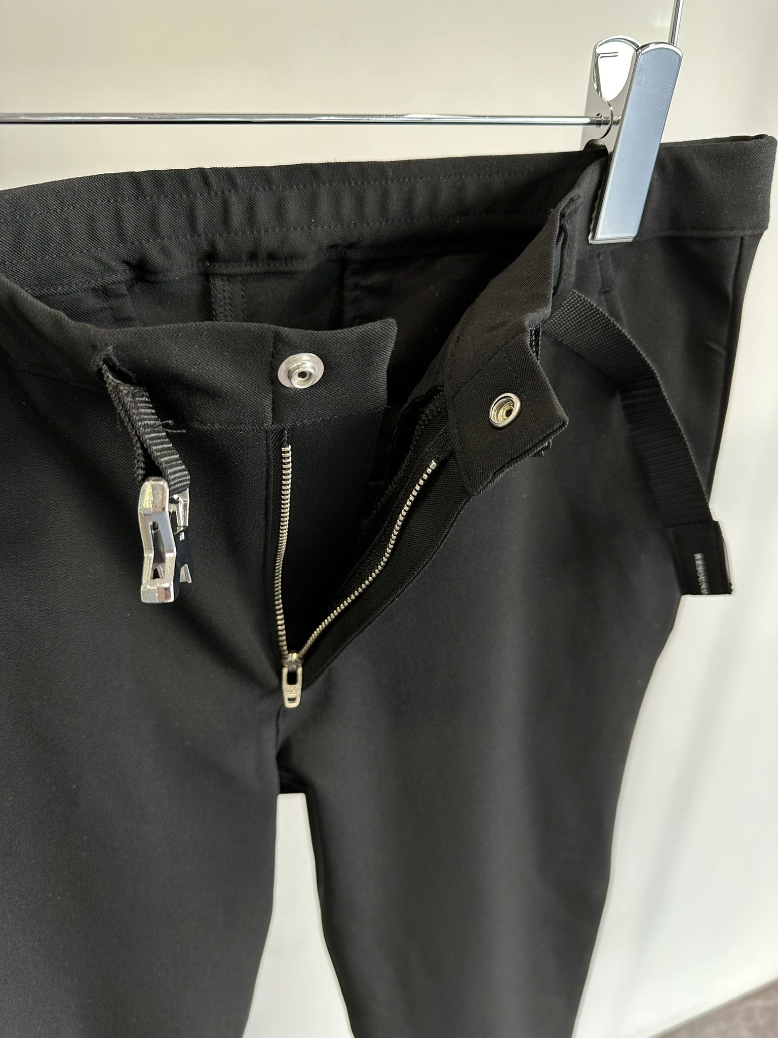 PAT TIGHT EASY PANTS / RC31-ST-037 / ベルト付きイージーパンツ / ブラック