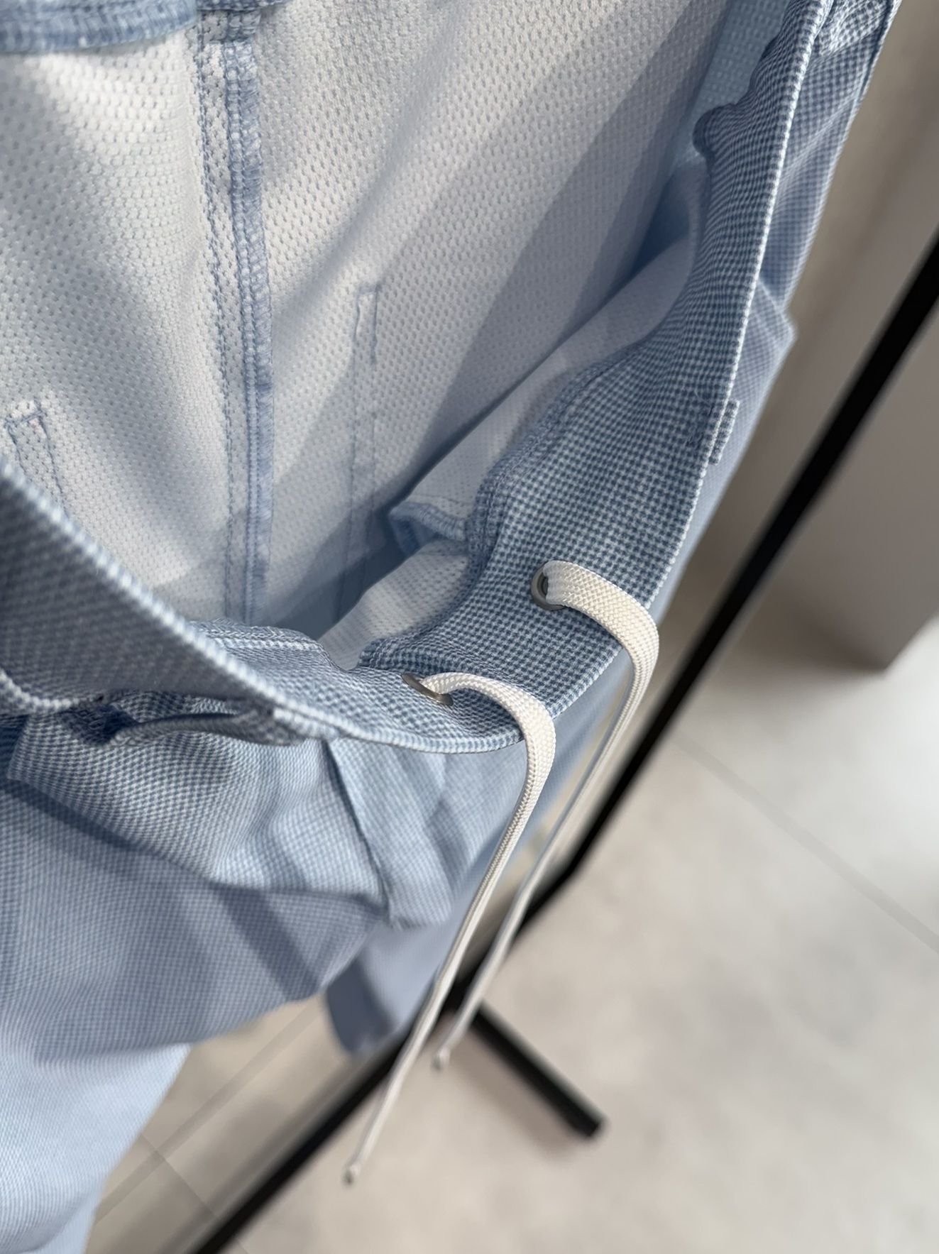 CHRIS EASY TUCK  PANTS / RC36-ST-016T / イージータックパンツ / チェックサックス