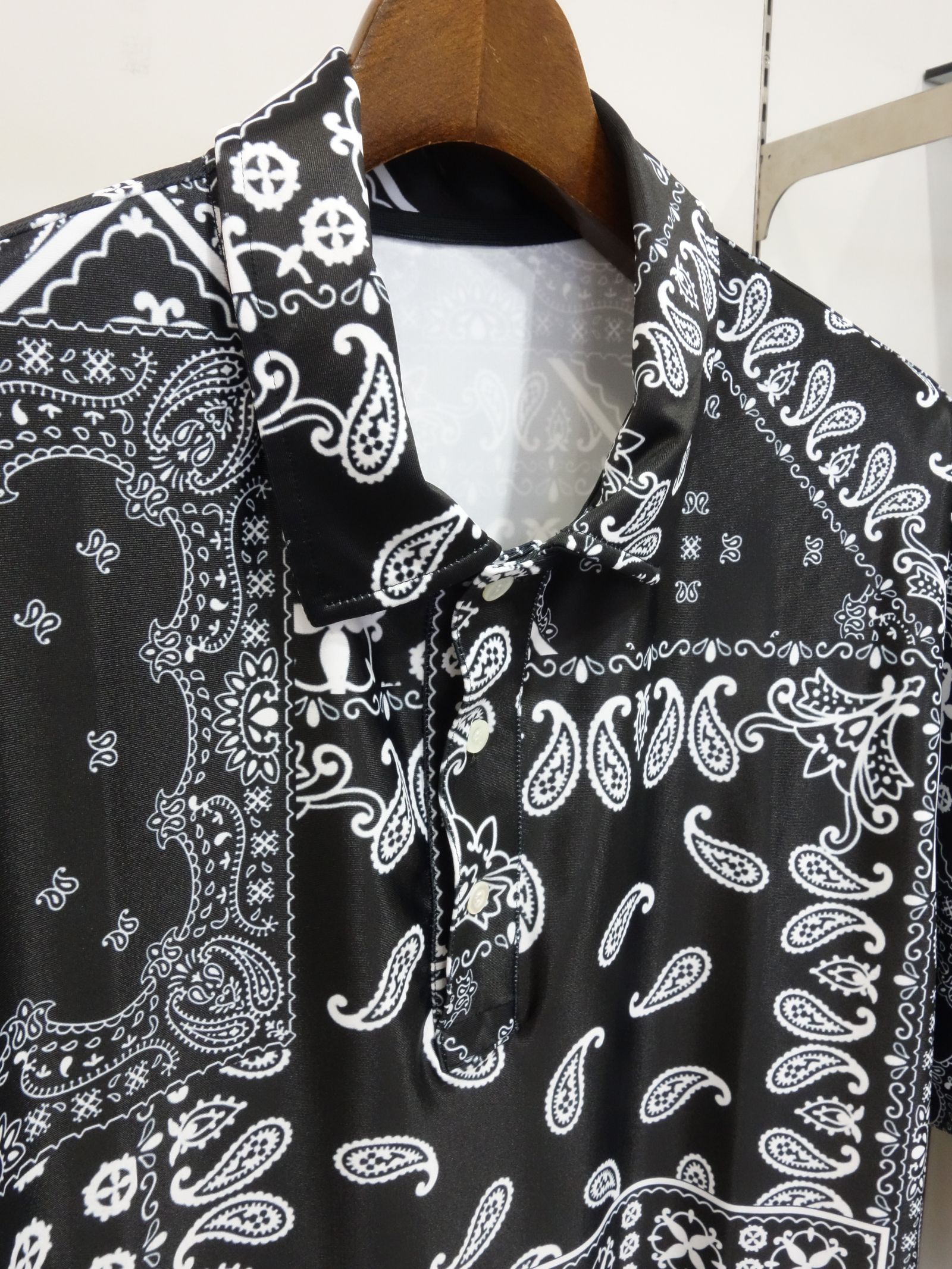 BANDANA RUSH POLO / RC21-T-005 / バンダナラッシュガードポロシャツ