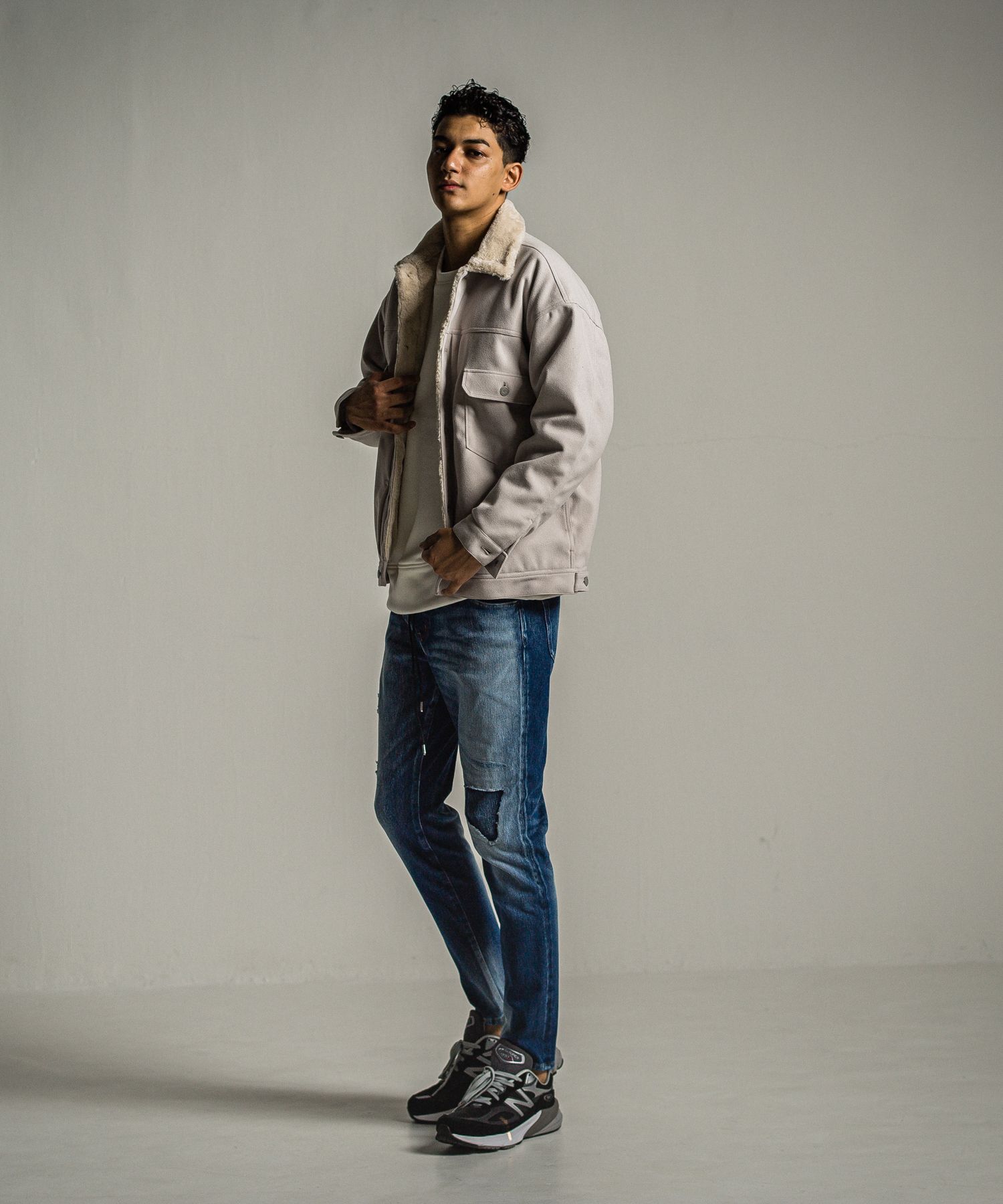 MICK DENIM JERSEY / RC34-ST-020 / デニムジャージテーパードパンツ / インディゴユーズド