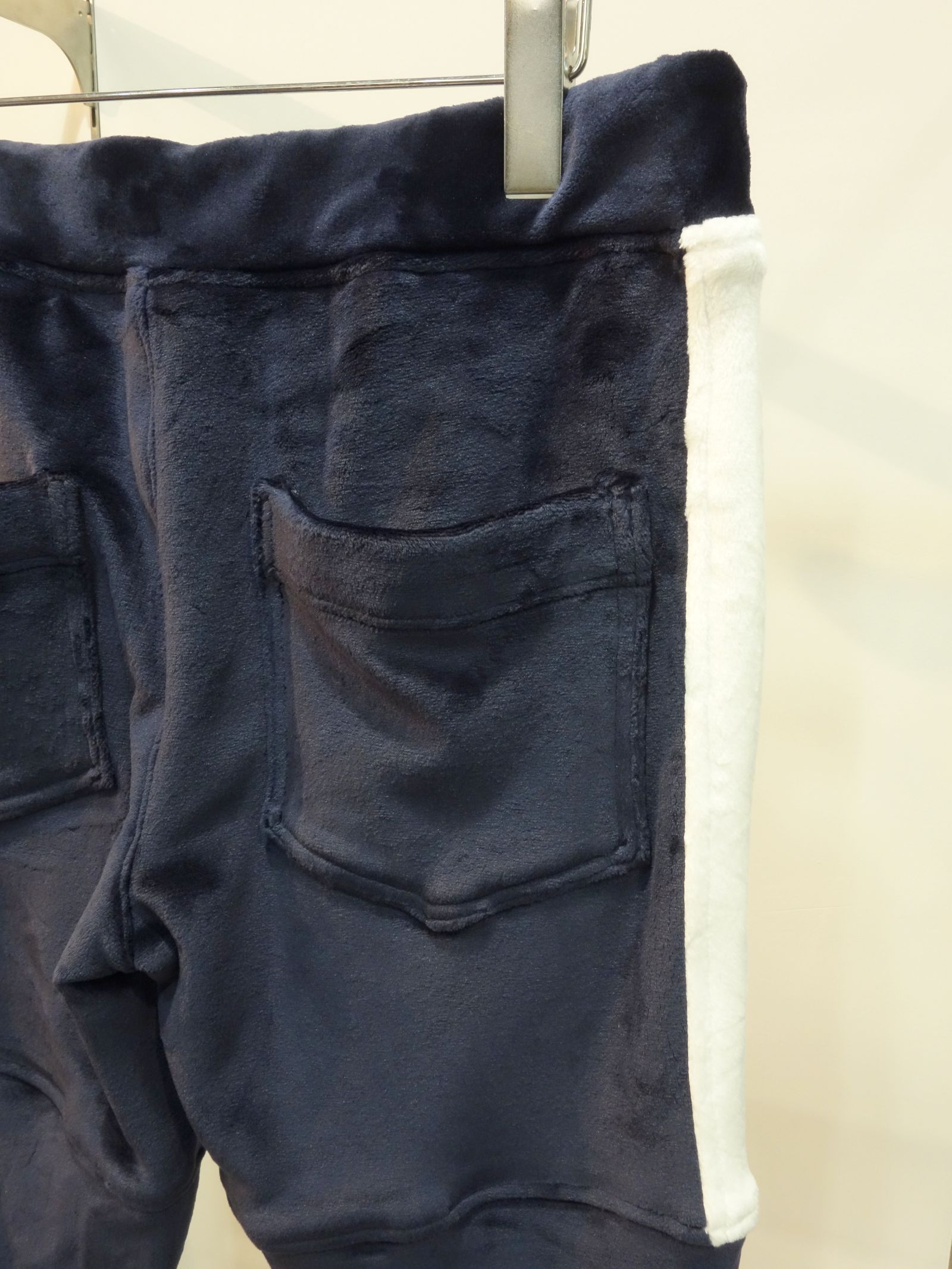 DOUBLE VELOURS FLEECE SLASH LINE PT / RC22-ST-012H / ベロアフリースラインパンツ