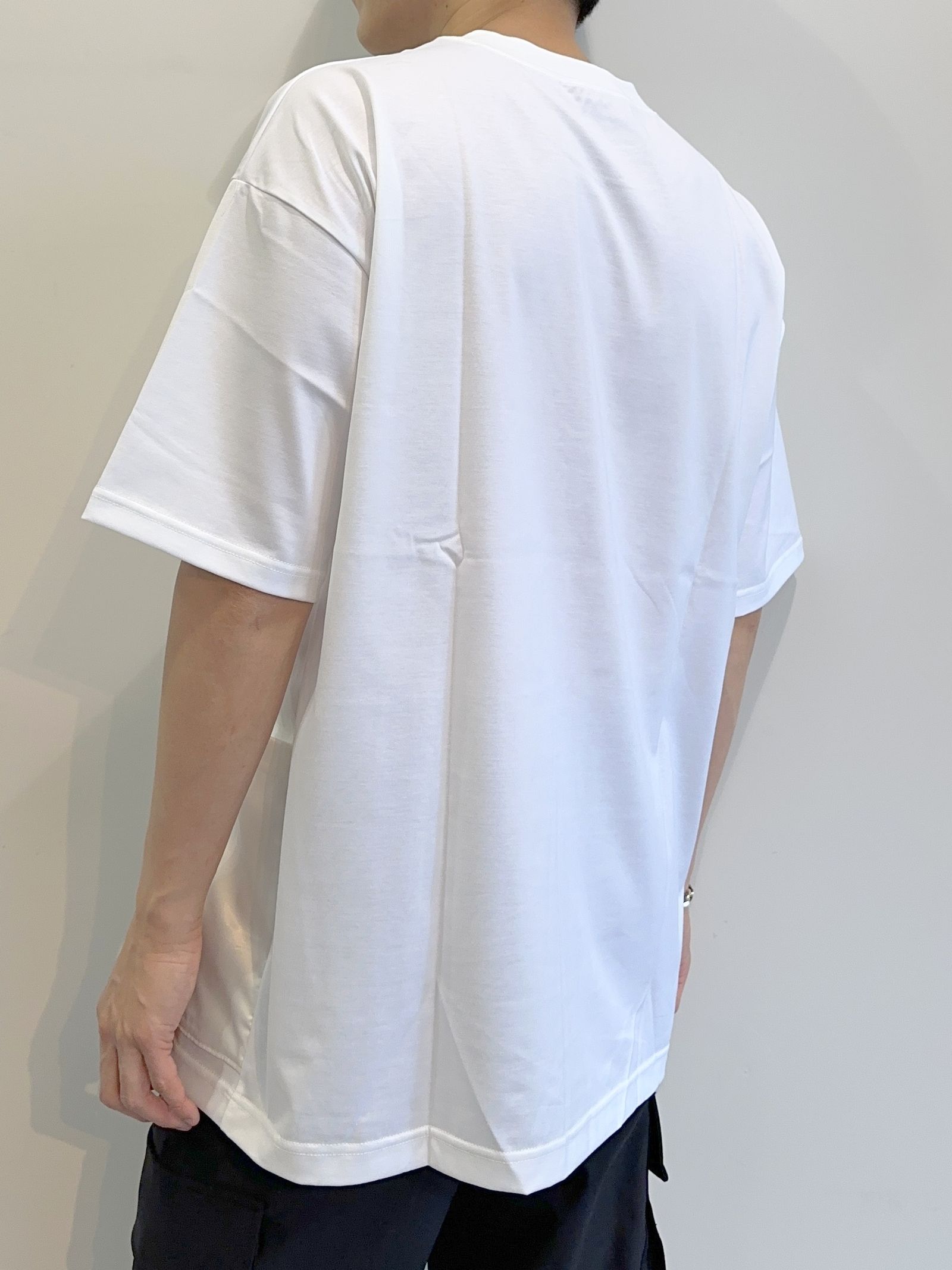 SIDE POCKET OVER TEE / RC28-T-005 / サイドポケットビッグTシャツ / ホワイト