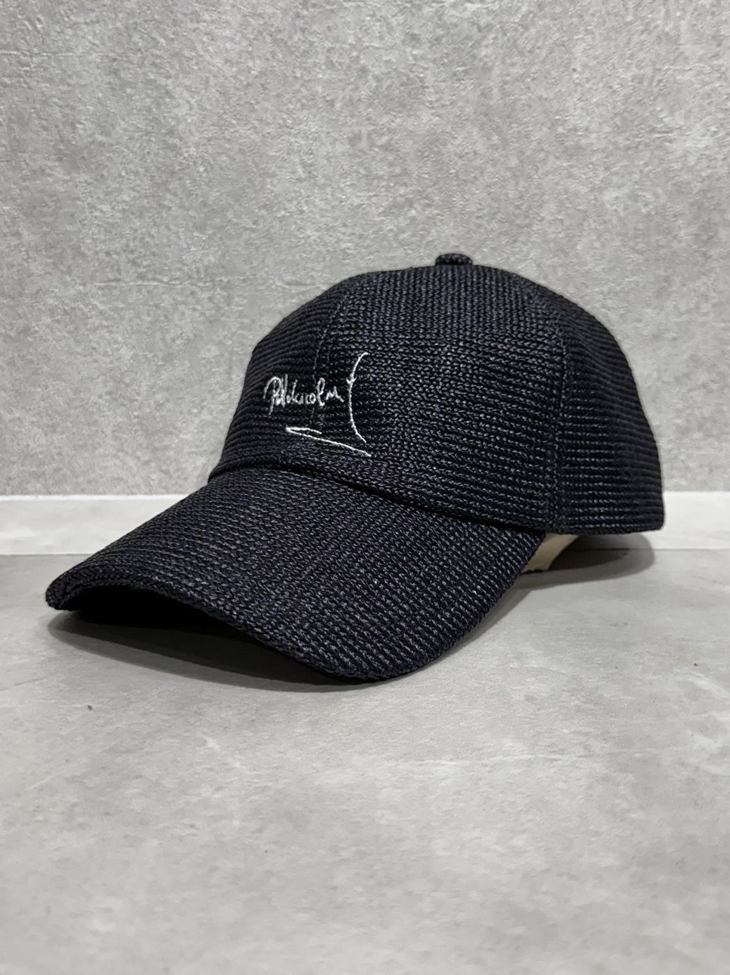 SIGN STRAW MESH CAP / DP1-CAP-001 / ストローメッシュローキャップ / ブラック