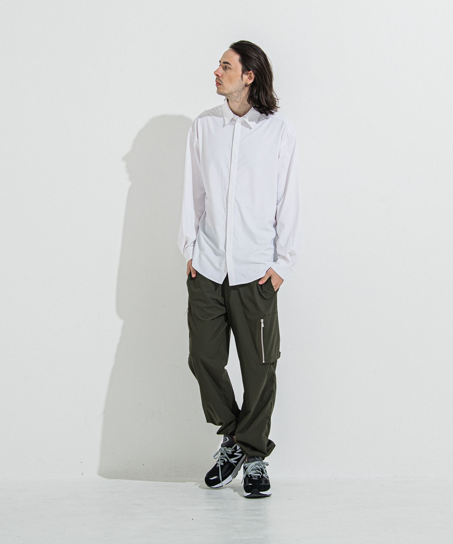 RUSH JACK SHIRTS / RC36-SH-001 / オーバーサイズラッシュガードシャツ / ホワイト