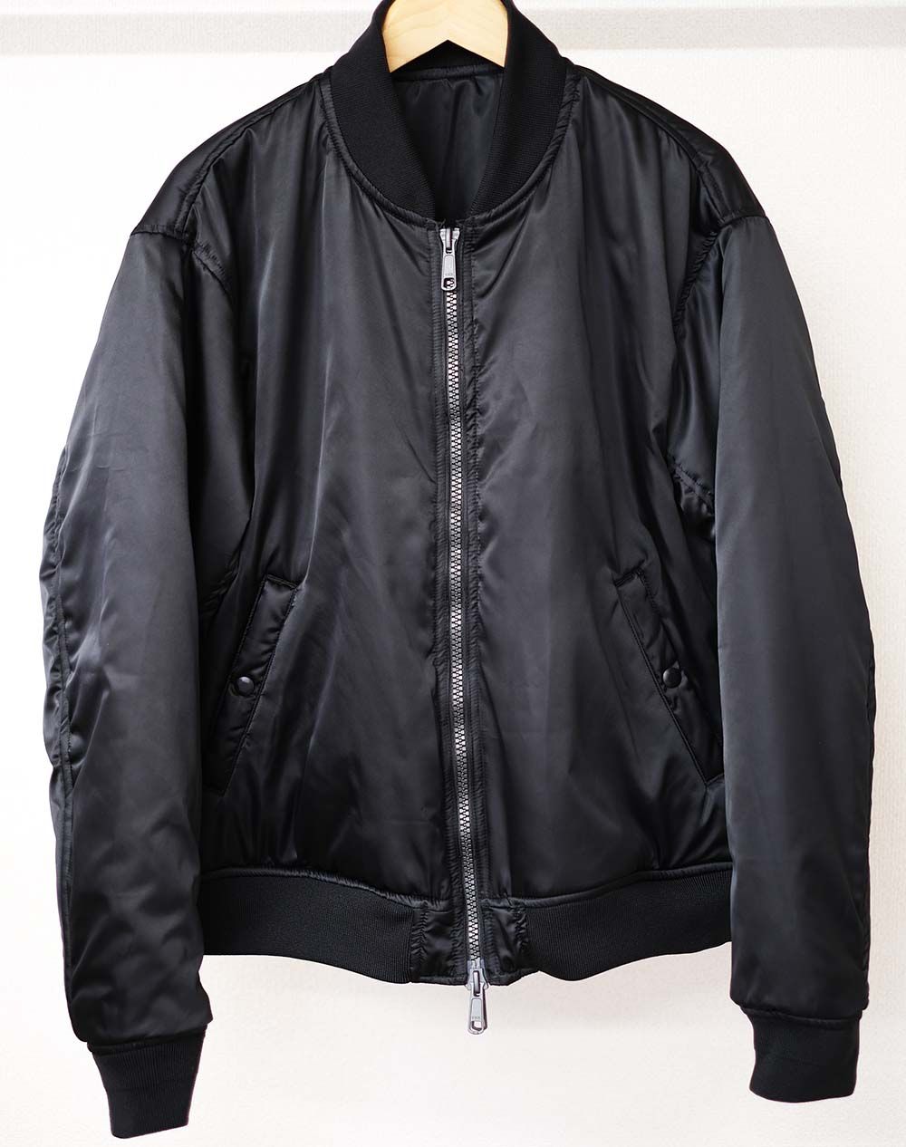 REVERSE FLIGHT JACKET / OR1-JK-001 / リバーシブルMA-1 / ブラック (11月上旬入荷予定)