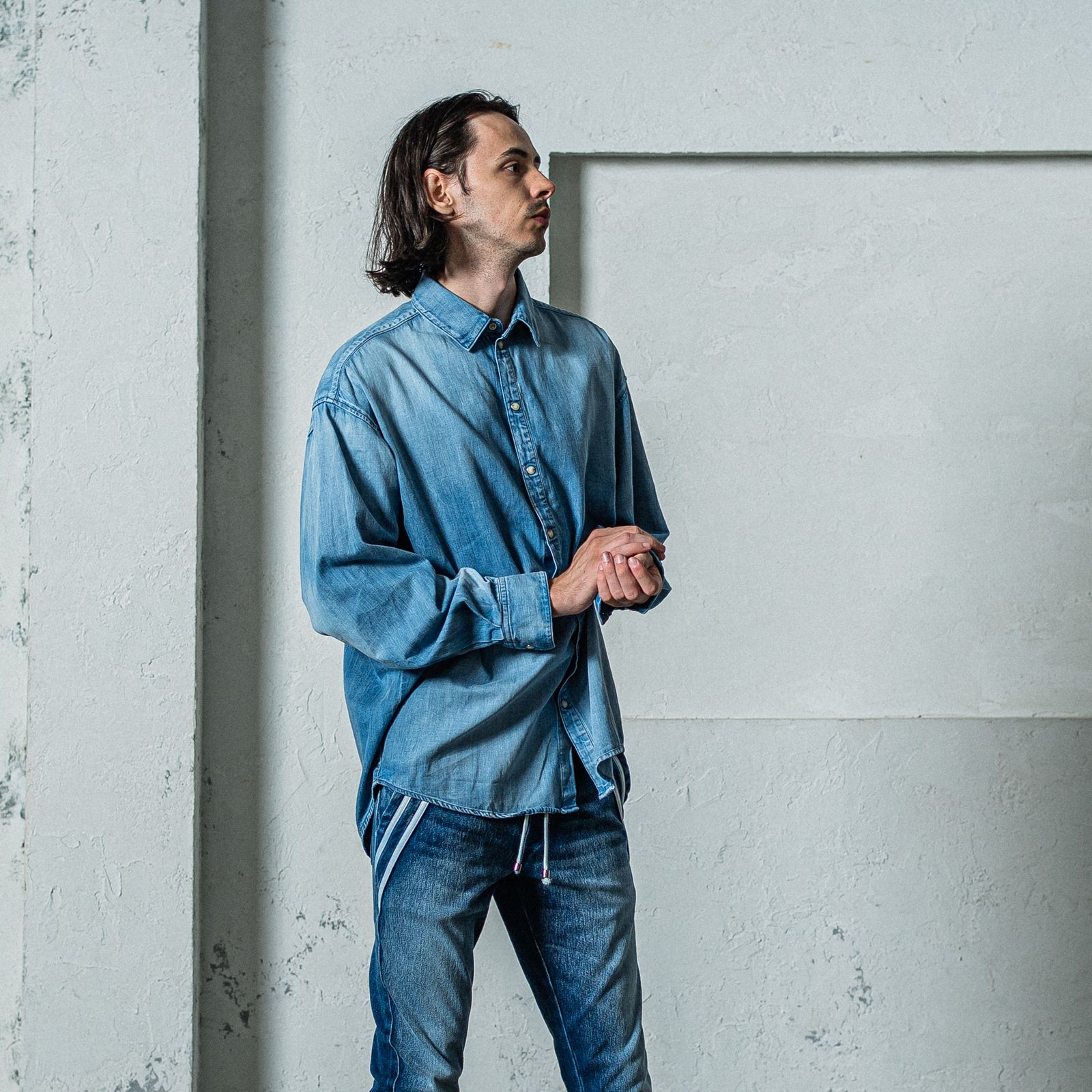 DENIM JACK SHIRTS / RC35-SH-001D / オーバーデニムシャツ / インディゴユーズド